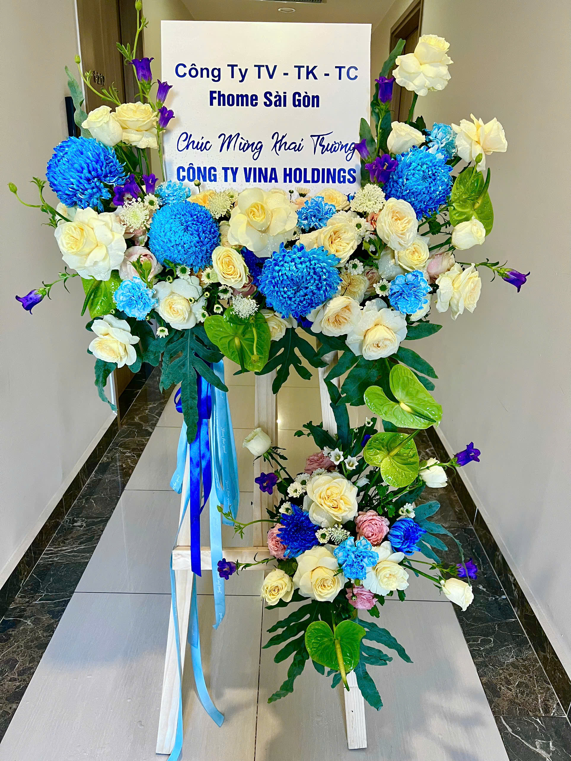 Kệ hoa chúc mừng khai trương hiện đại 2