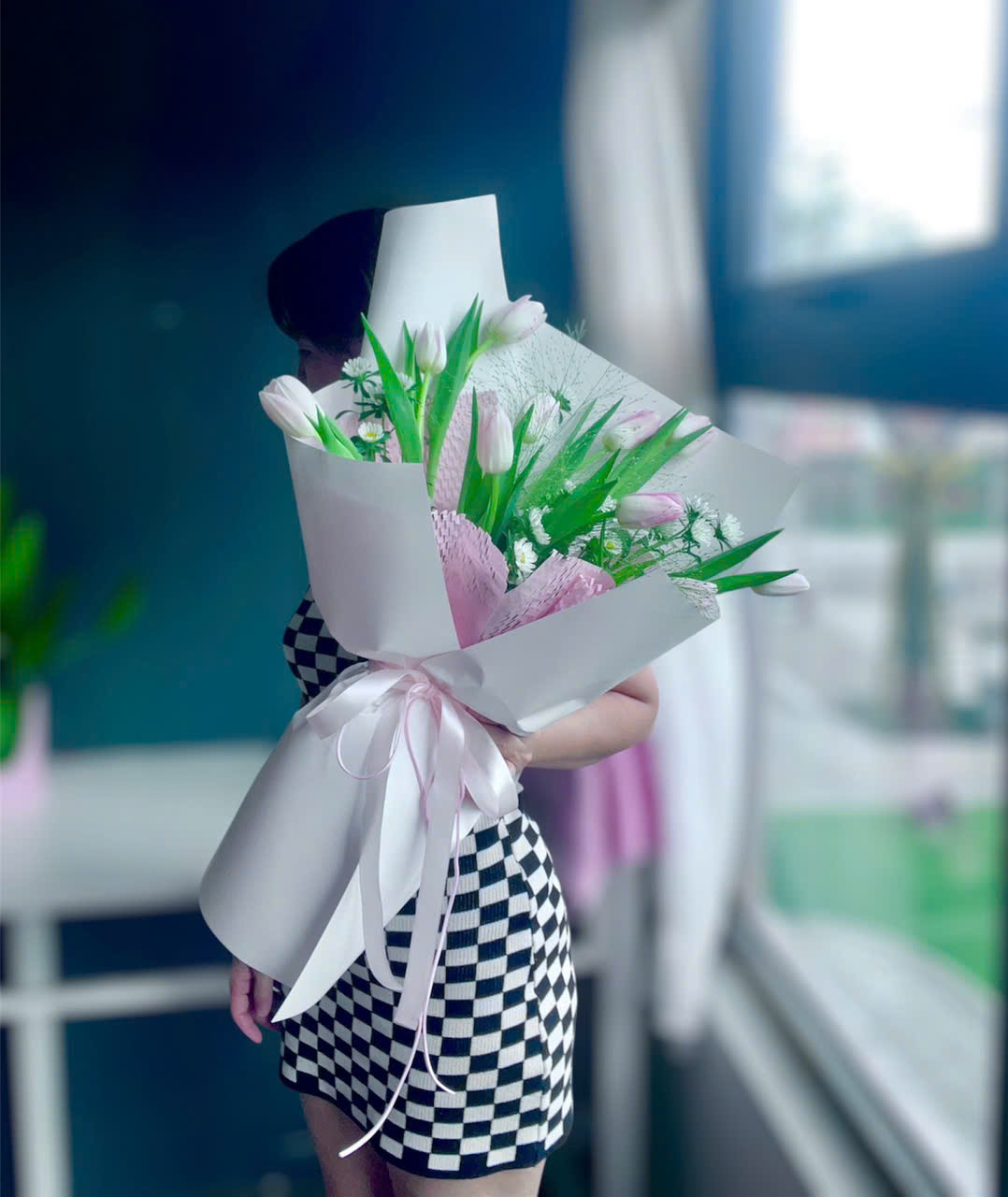Bó hoa Tulip hồng