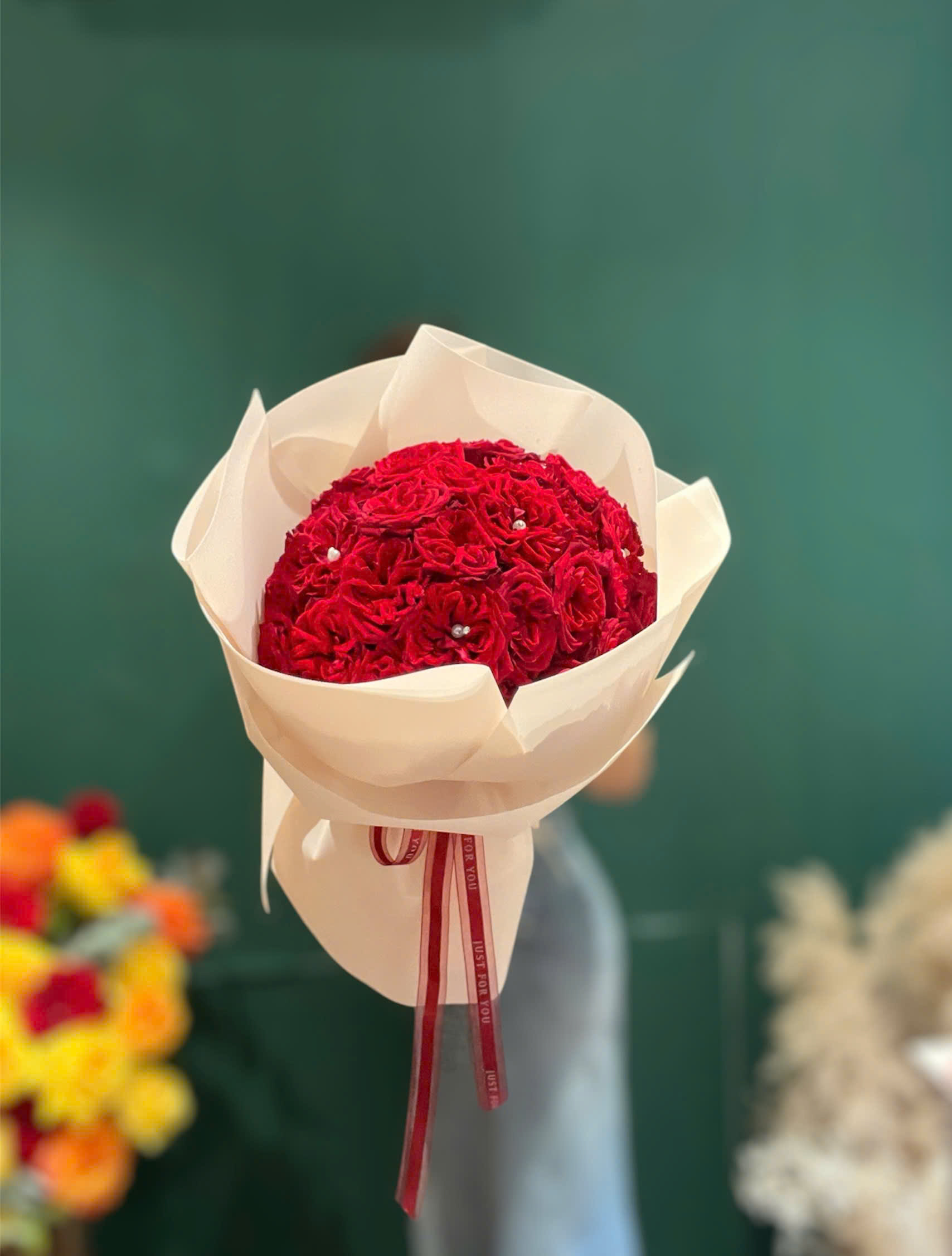 Bó hoa hồng đỏ Ohara