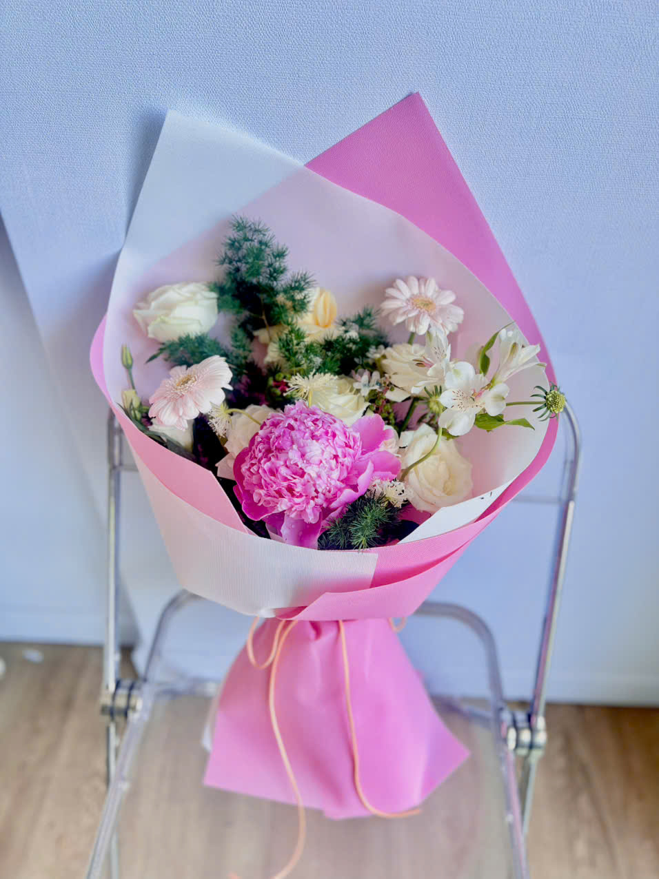 Bó hoa mẫu đơn