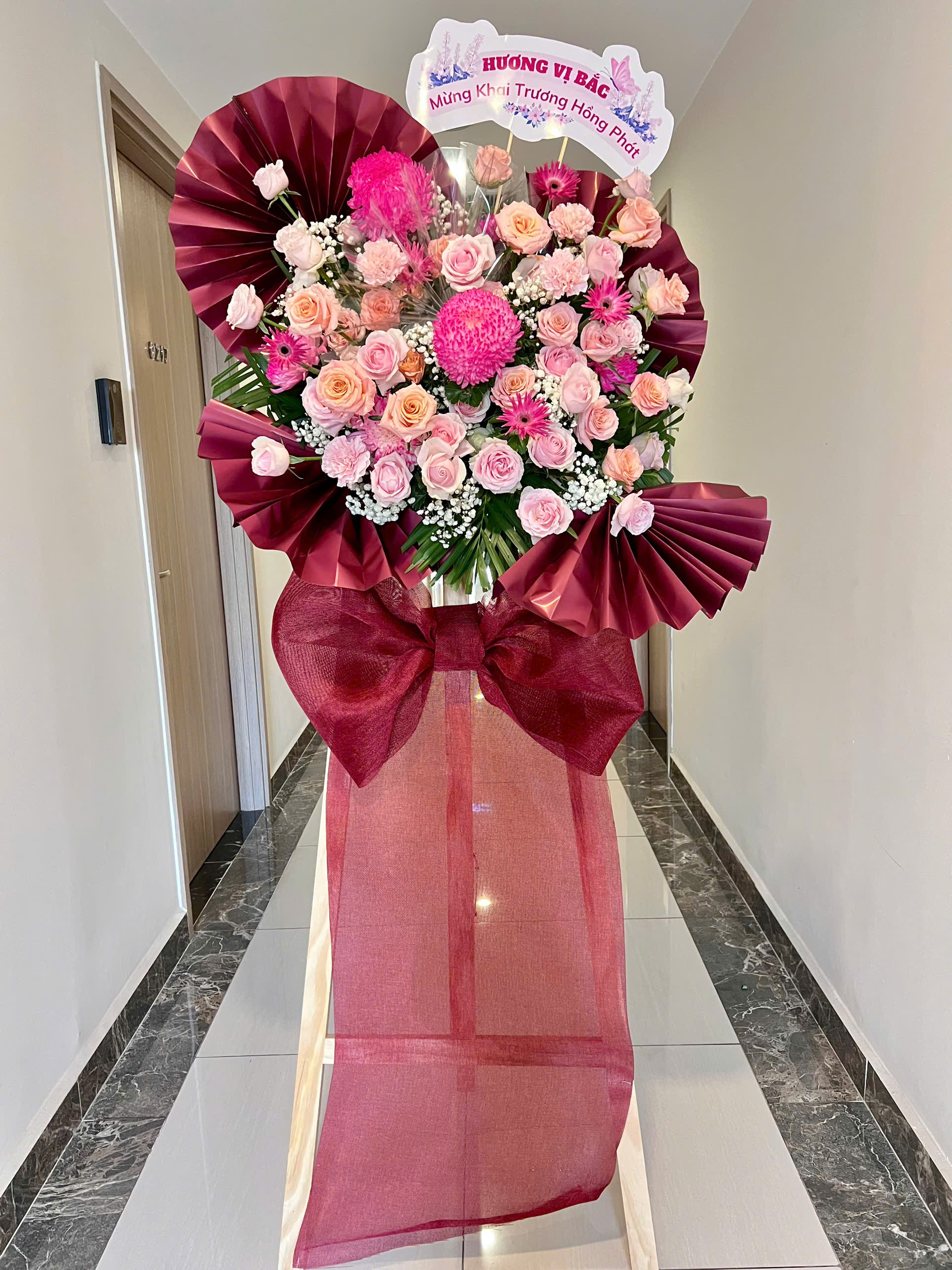 Kệ hoa chúc mừng khai trương