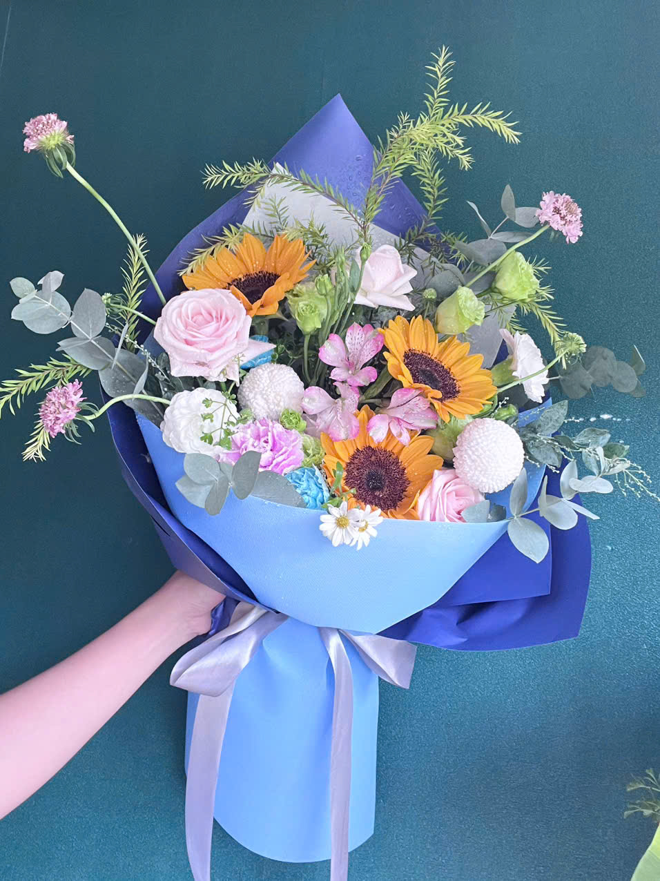 Bó hoa Hướng dương mix