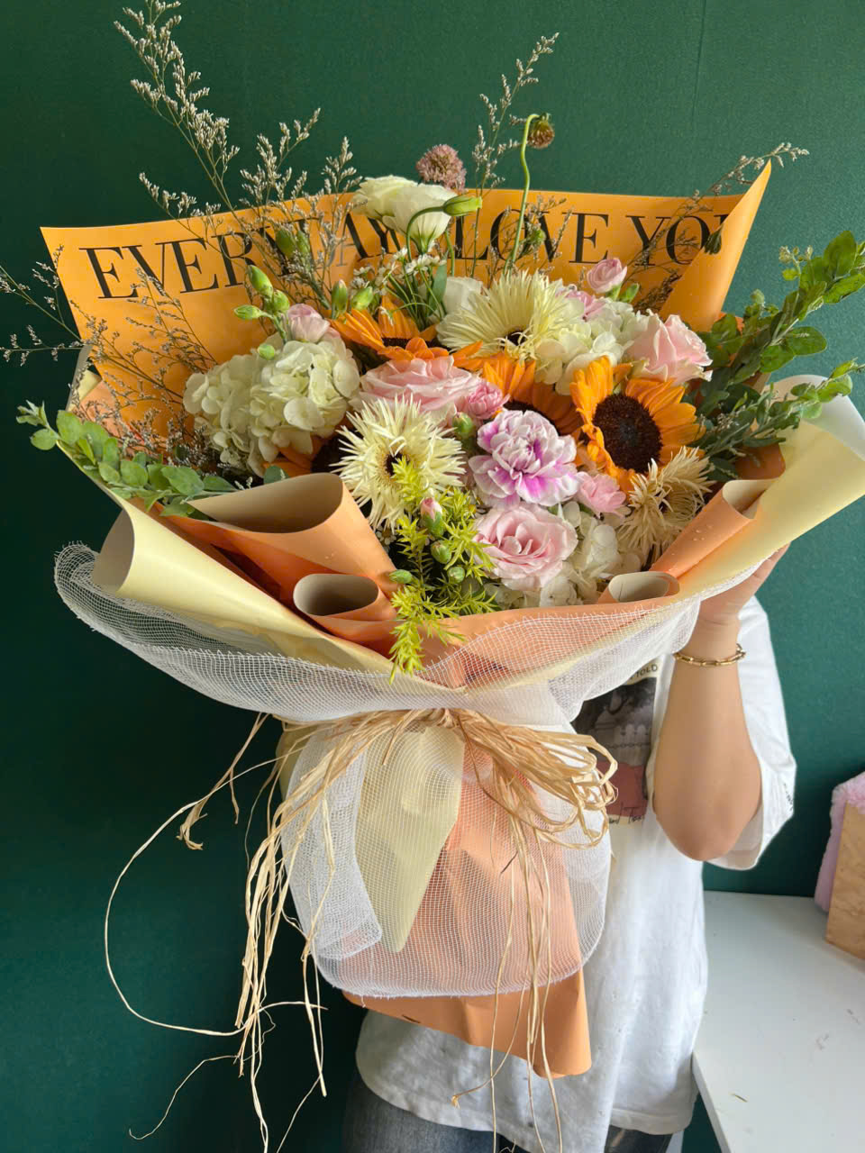 Bó hoa Hướng dương mix