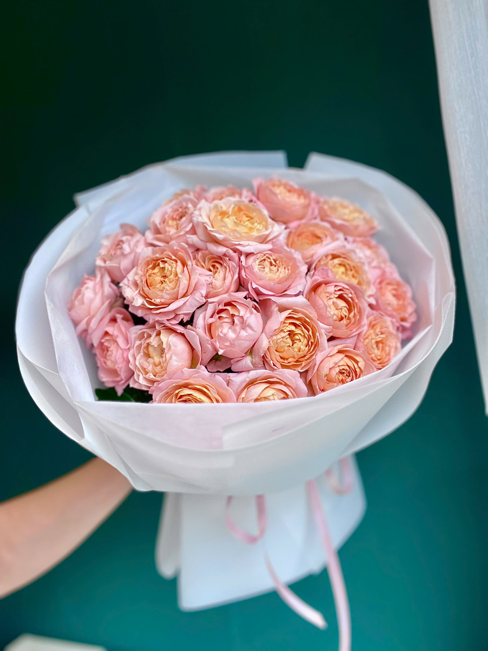 Bó hoa hồng Pastel