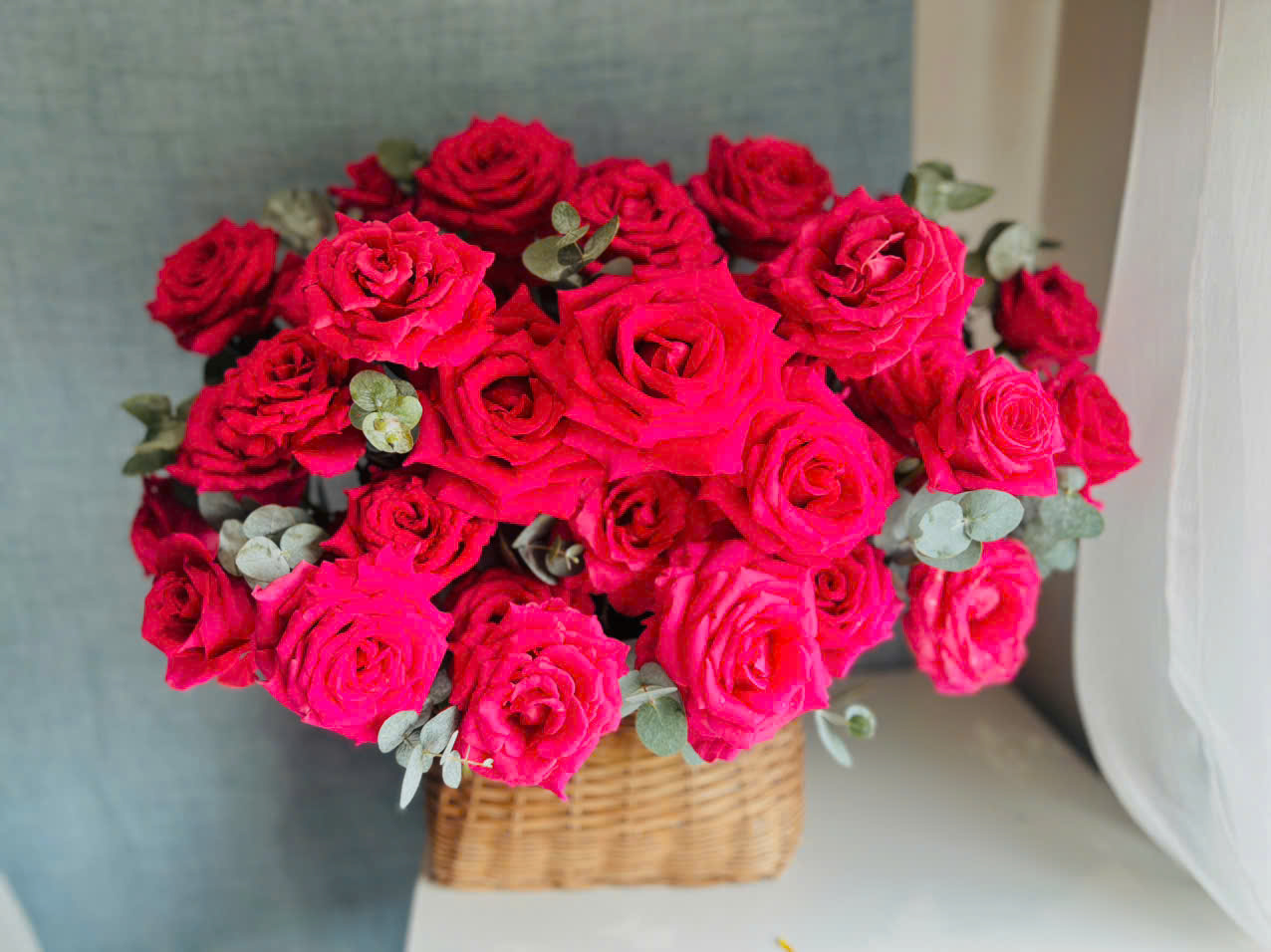 Giỏ Hoa Hồng Pinkfloy