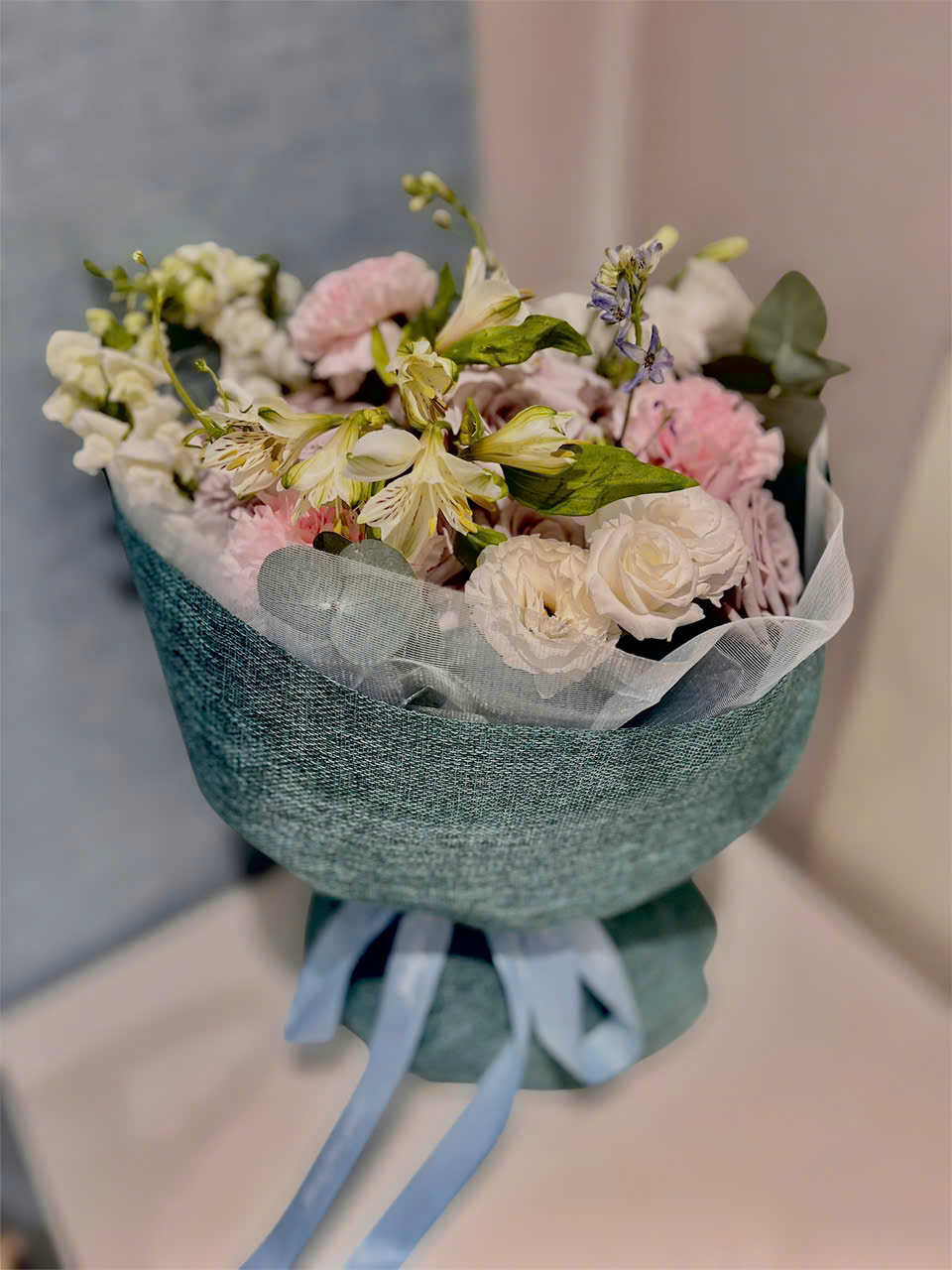 Hoa bó pastel sang trọng