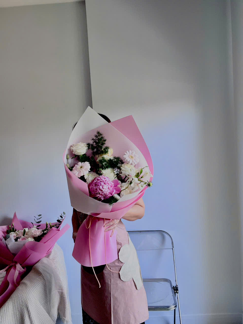 Bó hoa mẫu đơn