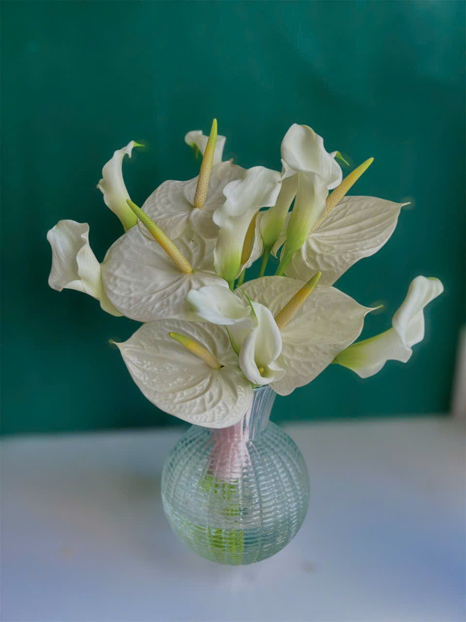 Bó hoa cưới Calalily trắng