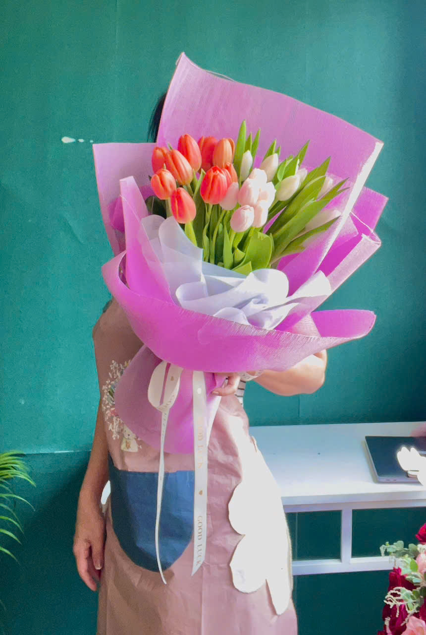 Bó hoa Tulip Hà Lan