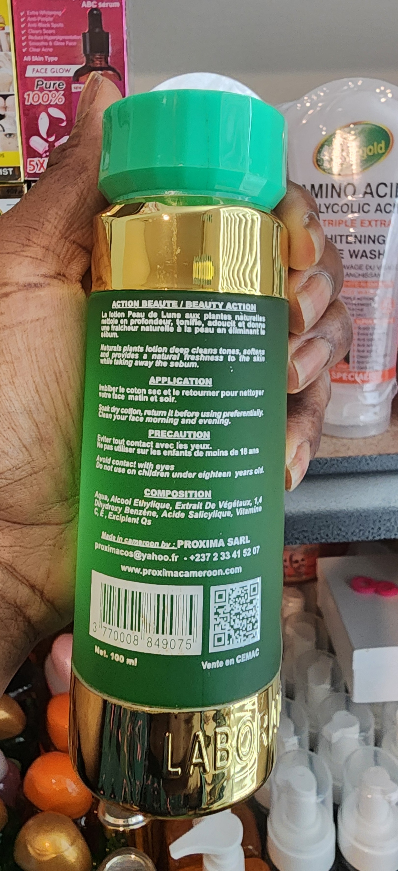 Lotion Peau de Lune Plantes Naturalles