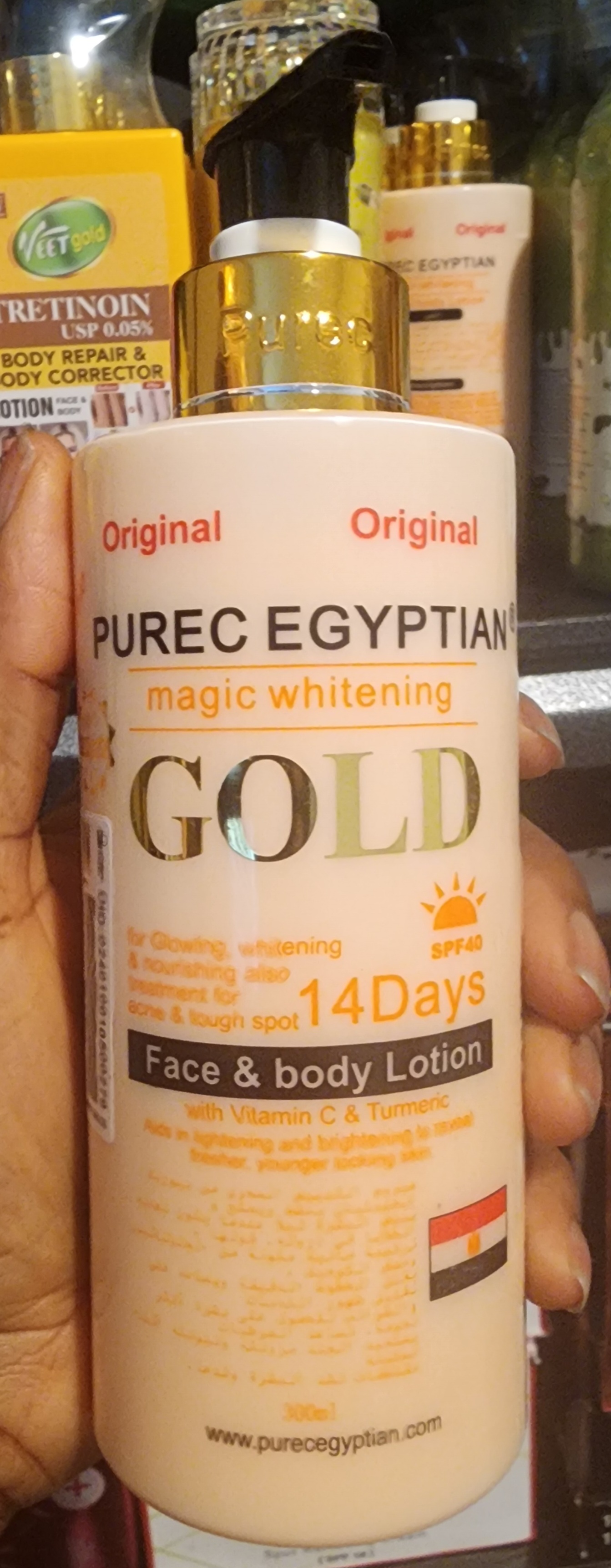 PUREC EGYPTIAN Gold Magic Lotion