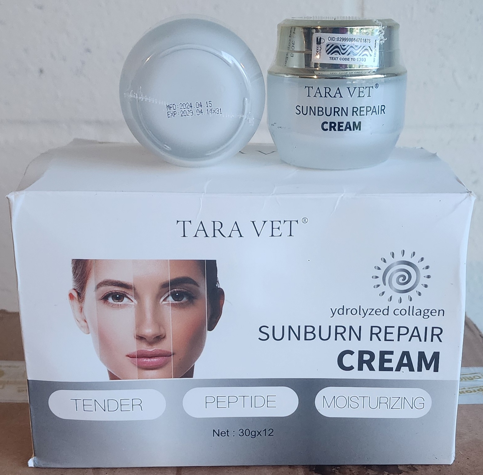 TARA VET Sunburn Repair Cream - 1 Pc
