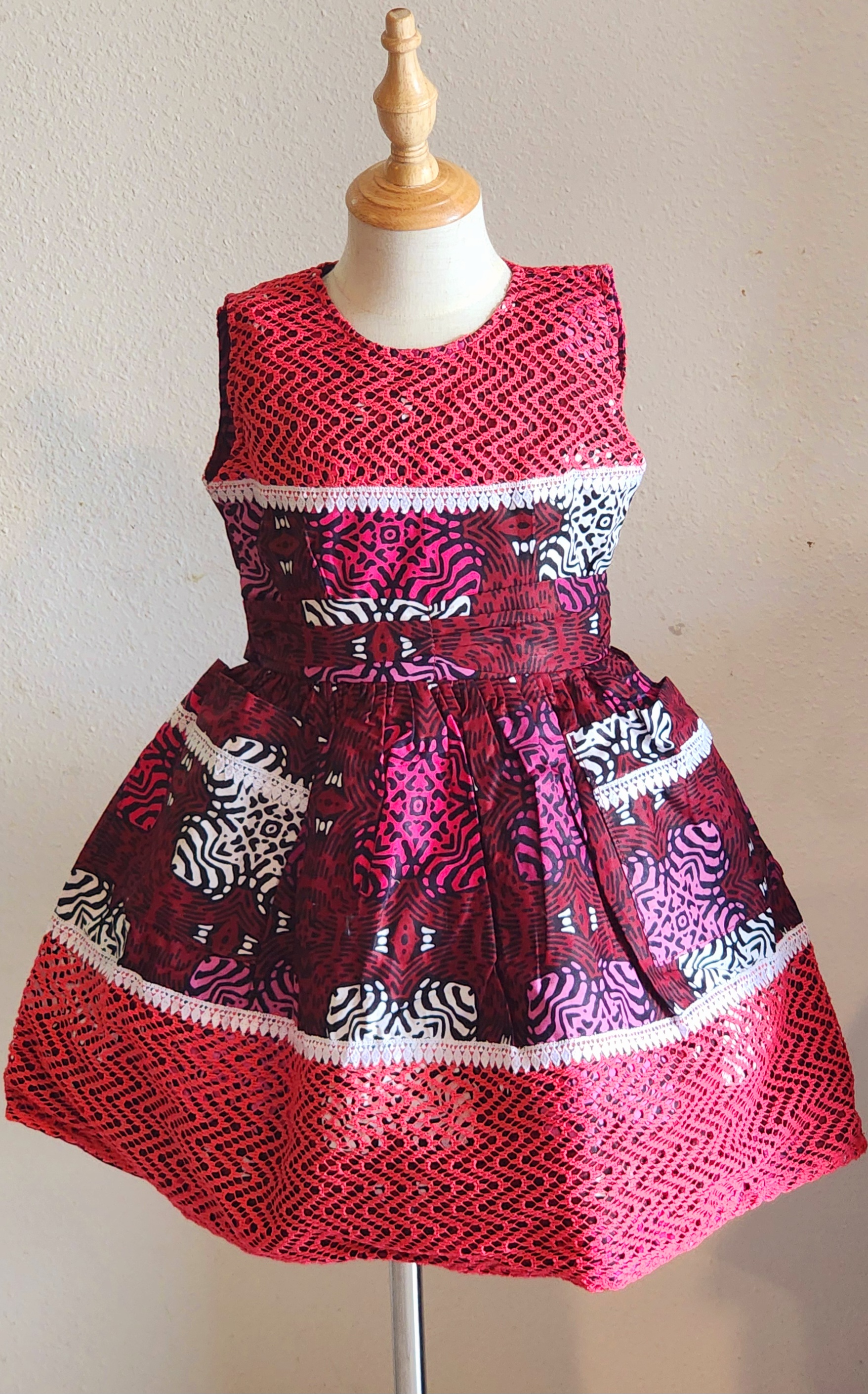 African Print Girls Dress - TUTU