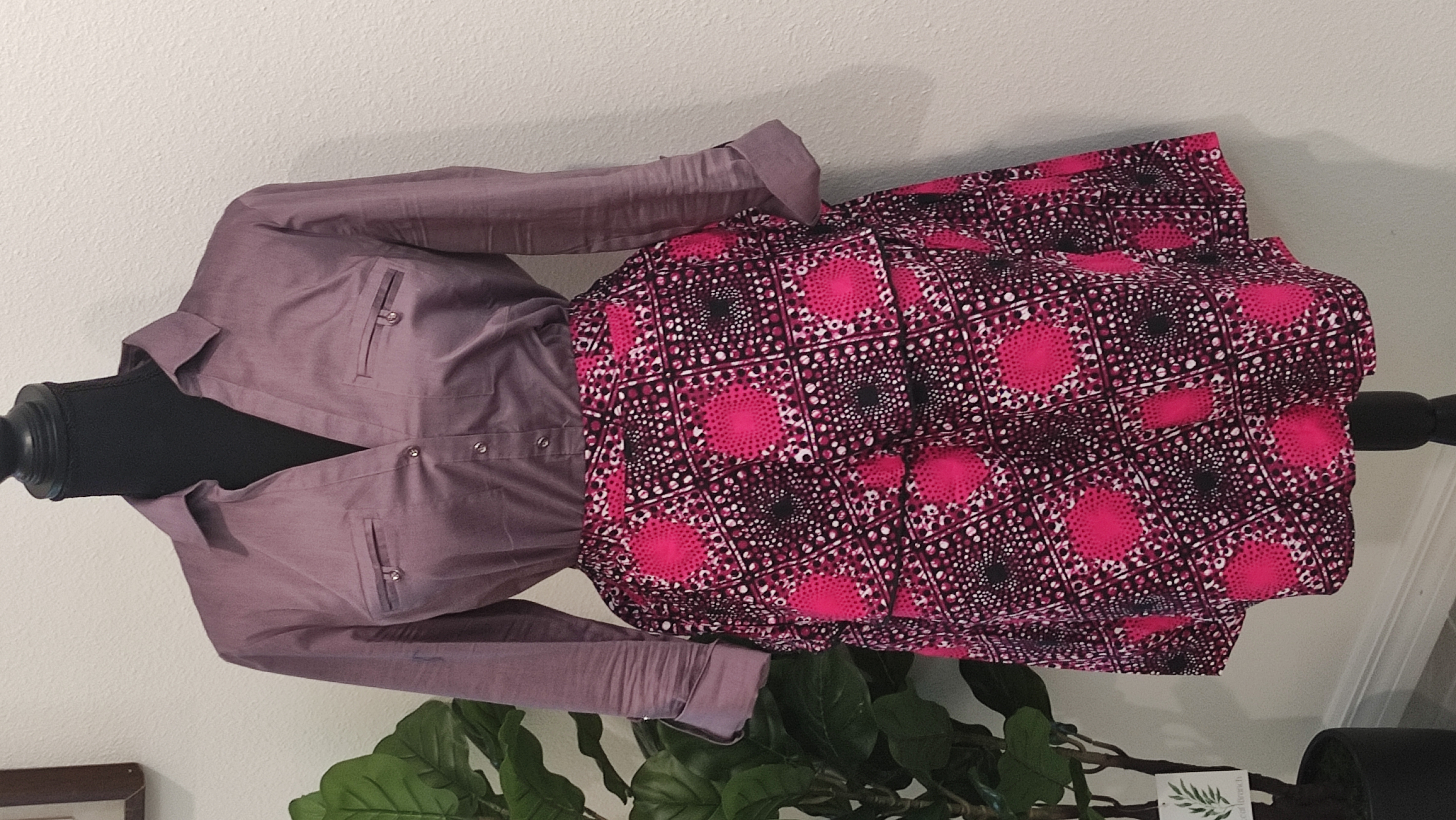Colorful African Print 2-step Skirt