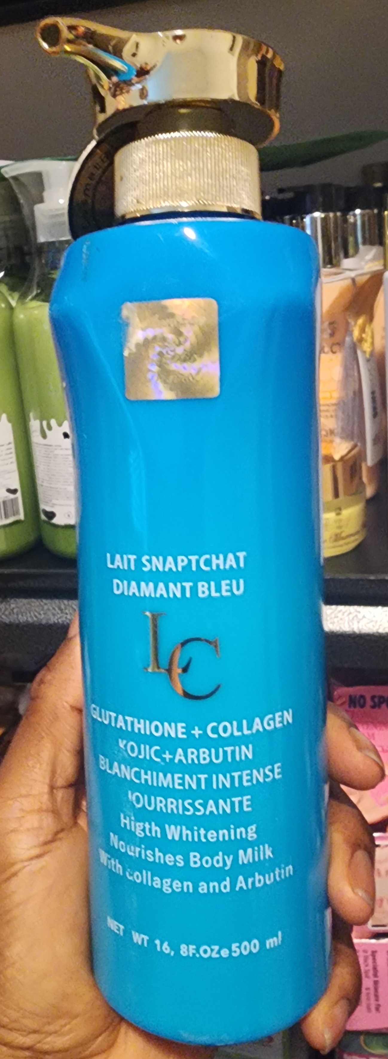 SnapChat Diamant Bleu Body Milk