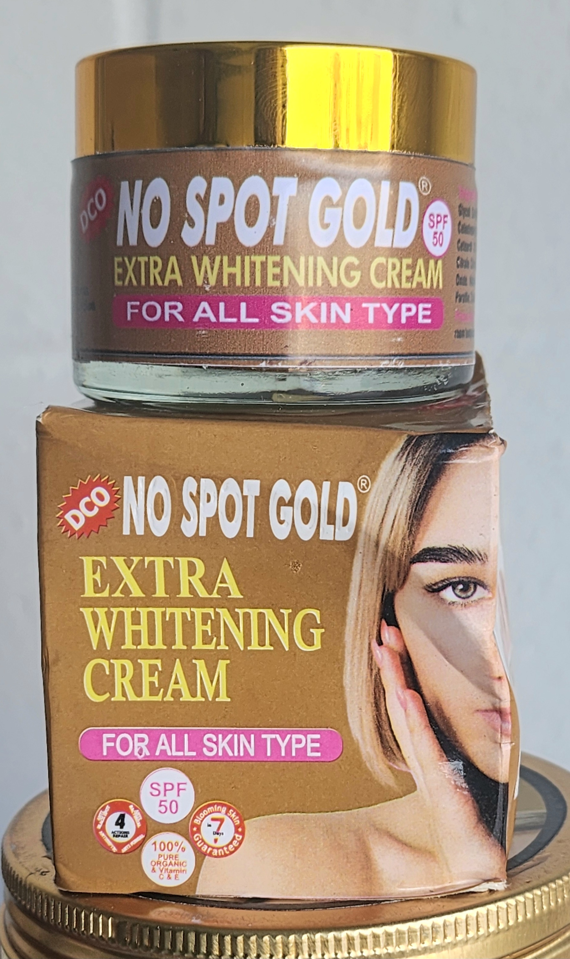 No Spot Gold Extra Whitening Cream