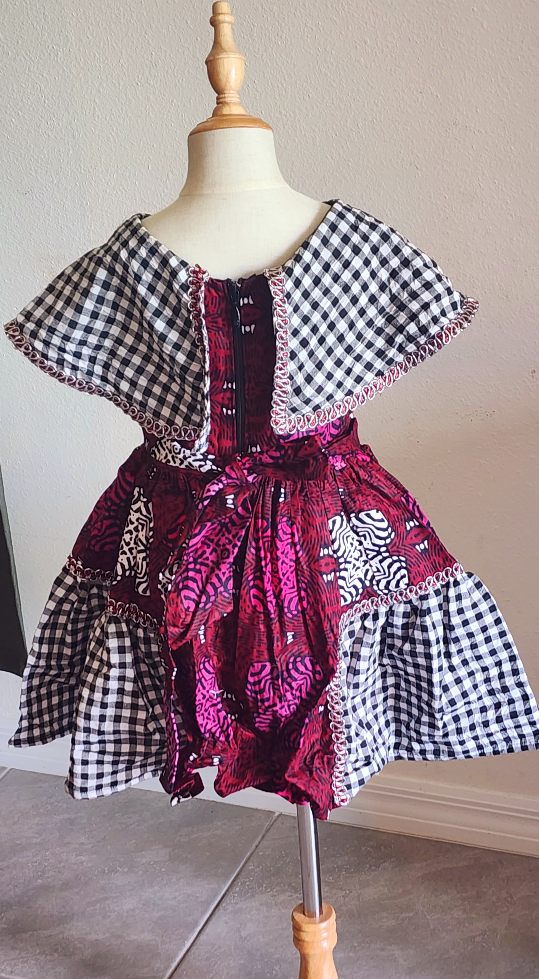 Colorful Girls' Patchwork Dress - TORO