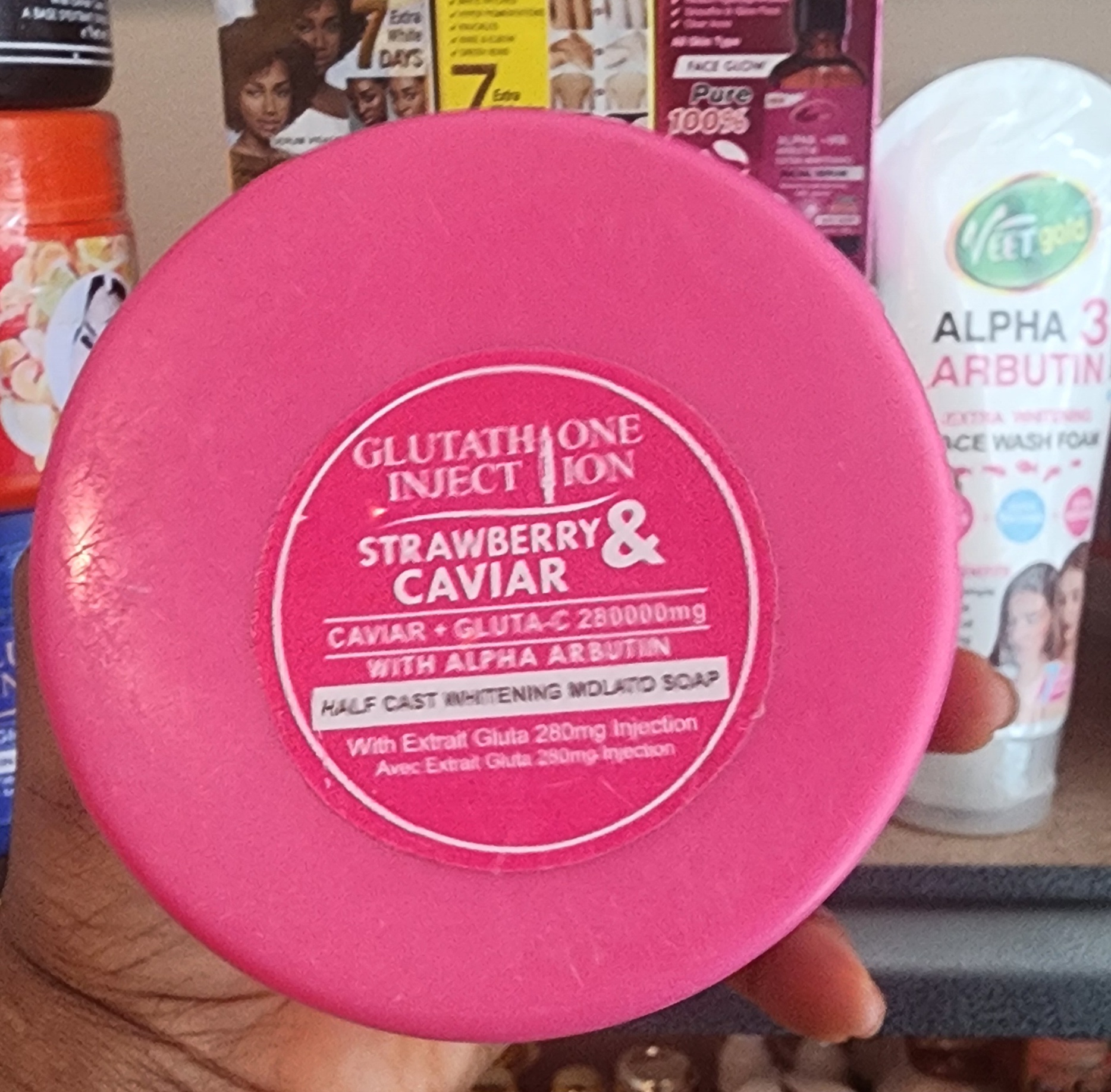Strawberry & Caviar Whitening Soap