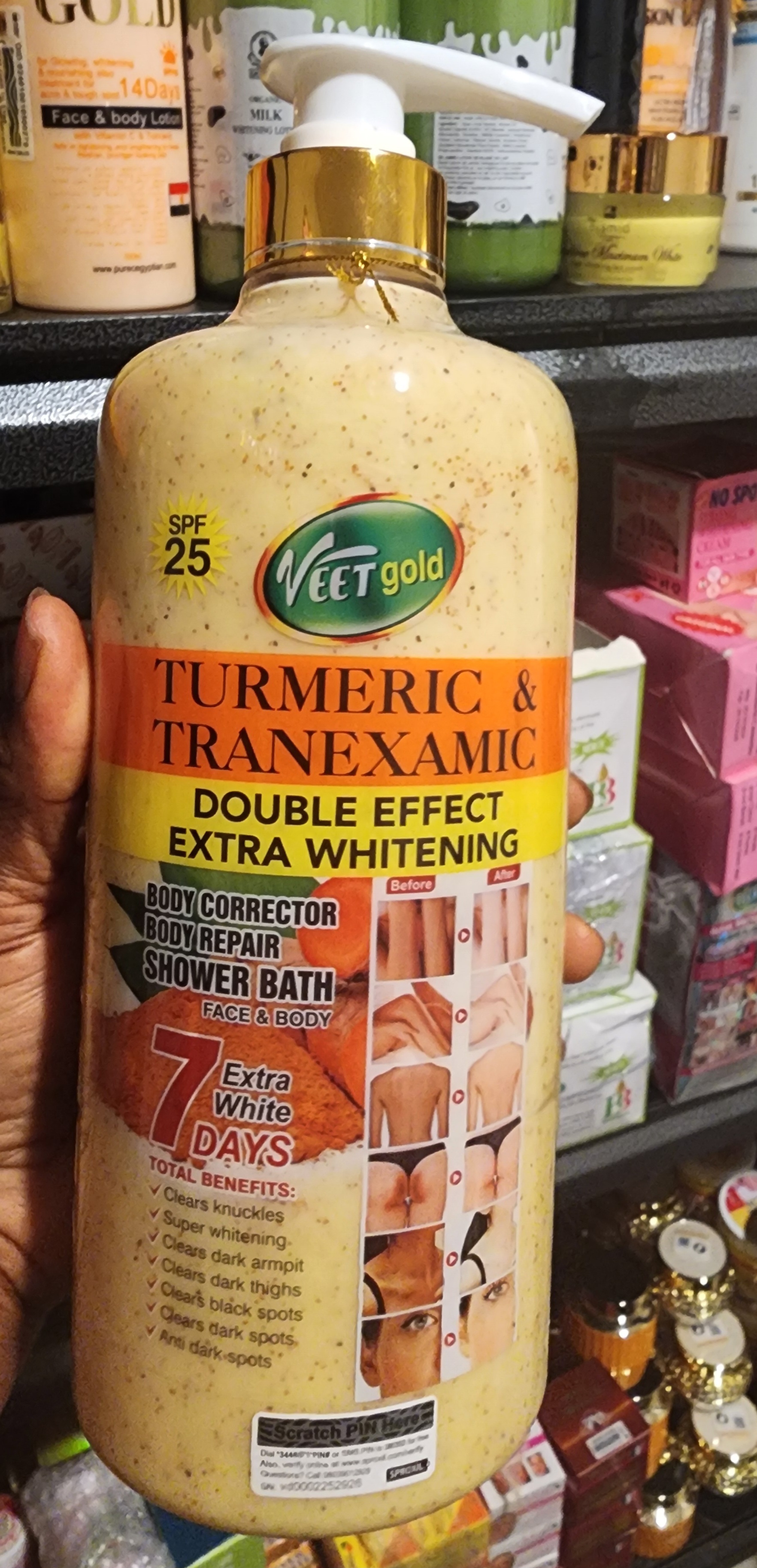 Veetgold Turmeric & Tranexamic Shower Bath