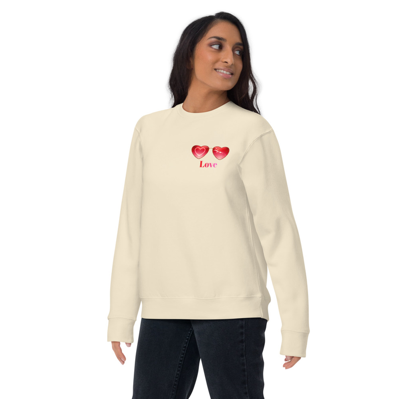 Qool Heart Unisex Premium Sweatshirt