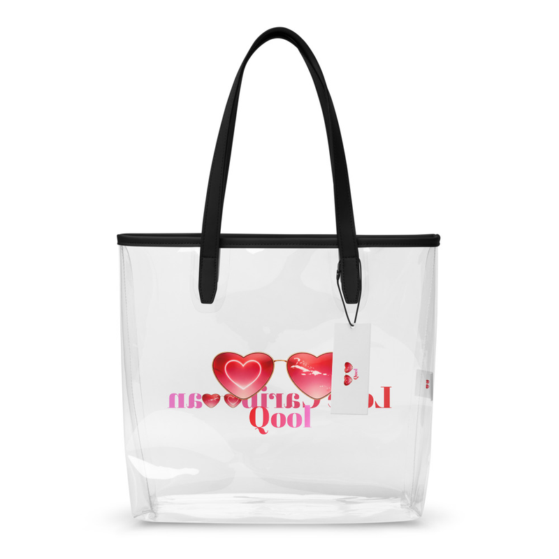 Love Caribbean Clear tote bag