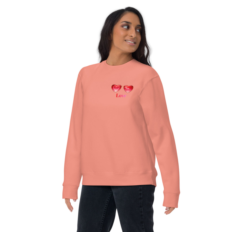 Qool Heart Unisex Premium Sweatshirt
