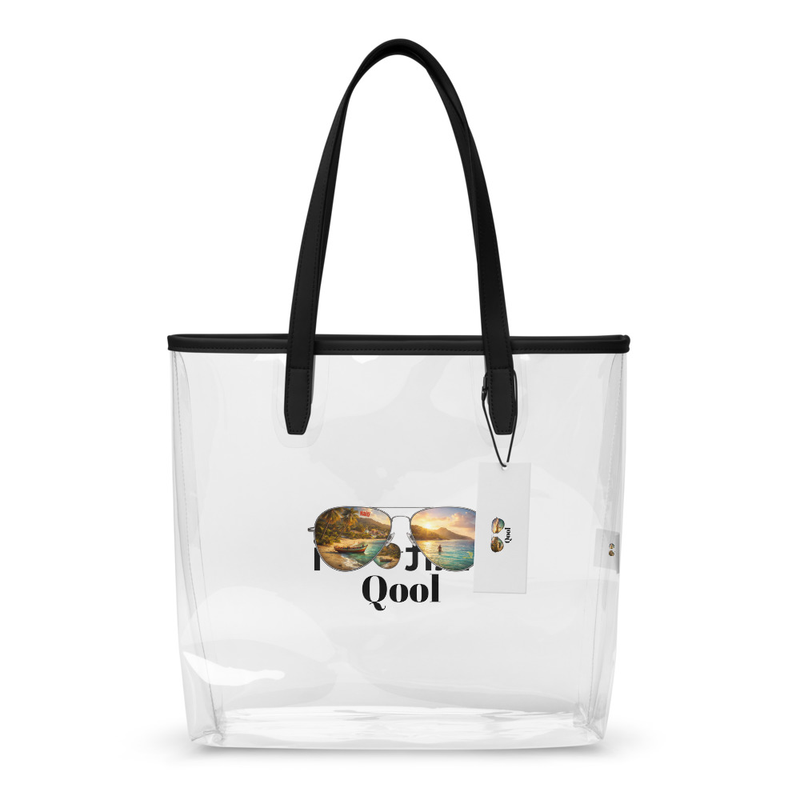 Qool Haiti Beach Clear tote bag