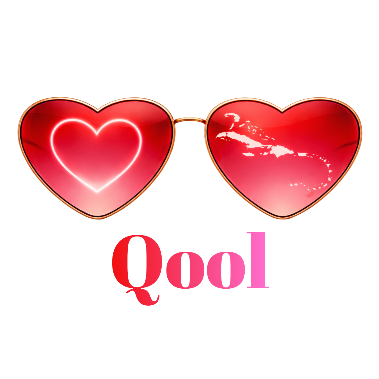 Qool Heart Caribbean Tee