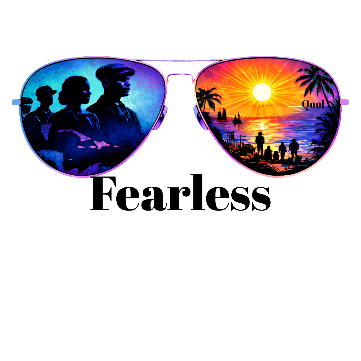 Qool Fearless Unisex Long Sleeve Tee