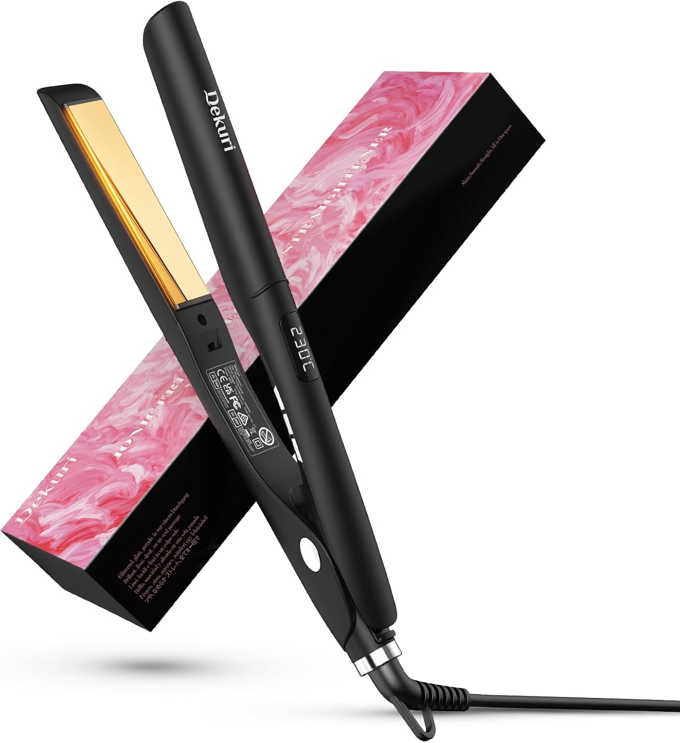 Product Title: 2-in-1 Hair Straightener & Curling Iron