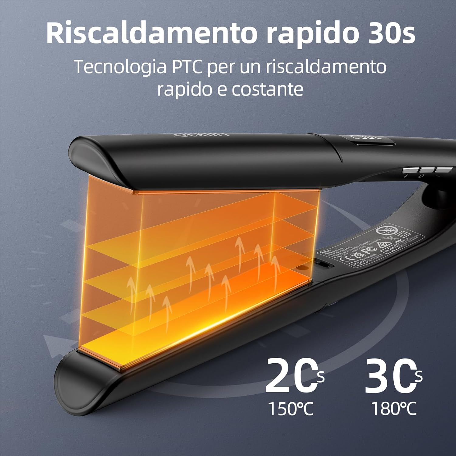 Product Title: 2-in-1 Hair Straightener & Curling Iron