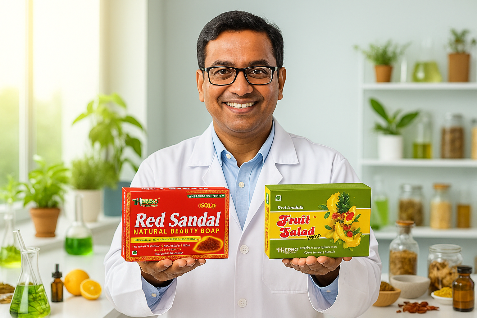 Red Sandal Soap Pack Of 10 - Get 160/- Worth Of Glycerin Soap 100% Free