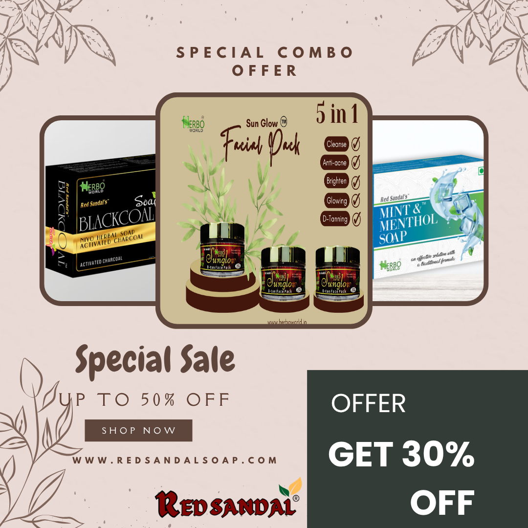 Raju's Herbal Handmade Essentials -  Herbo World® Deep Cleanse & Glow Combo - Pack Of 3 - GET 30% OFF