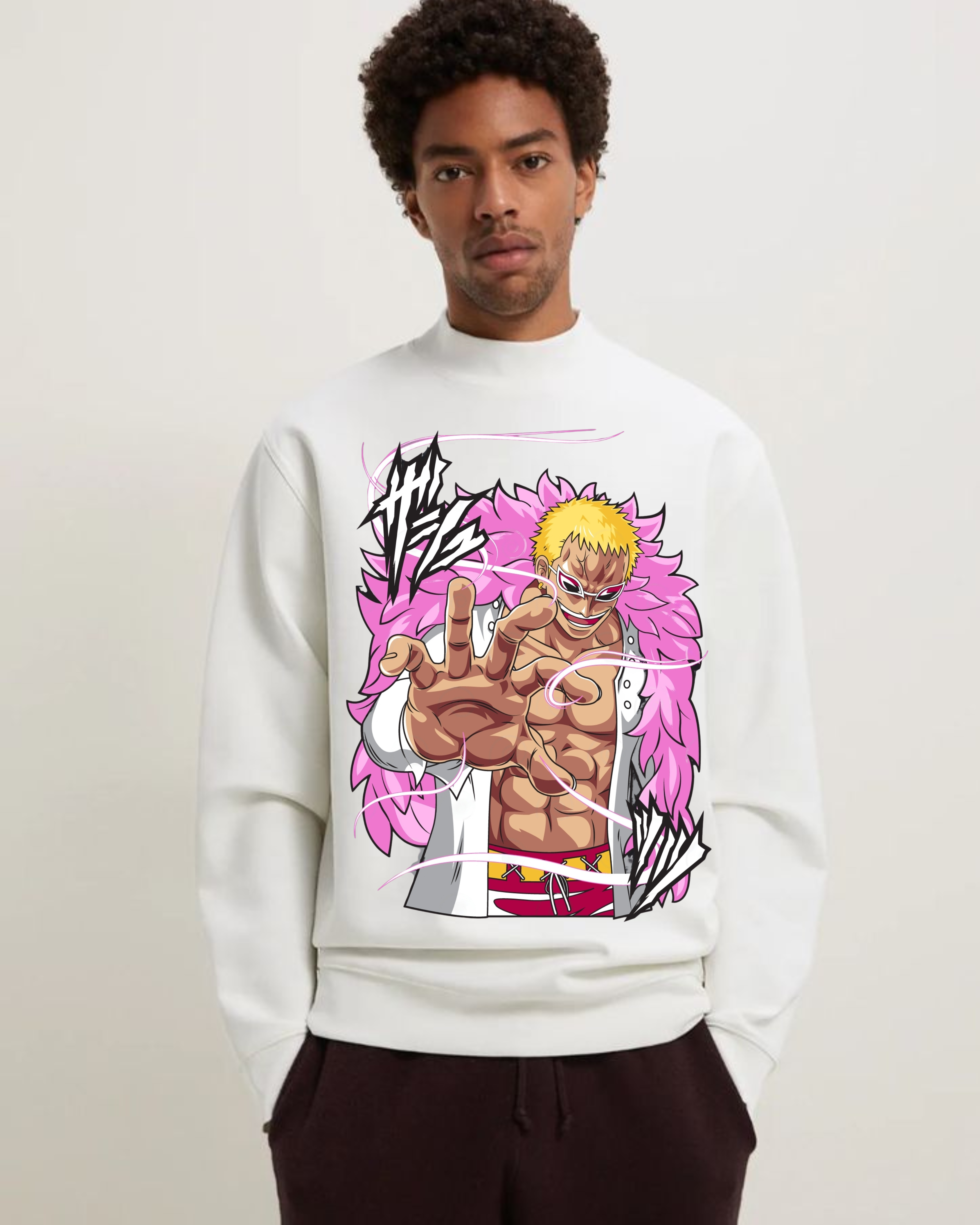 Anime Graphic - Oversized Sweatshirt