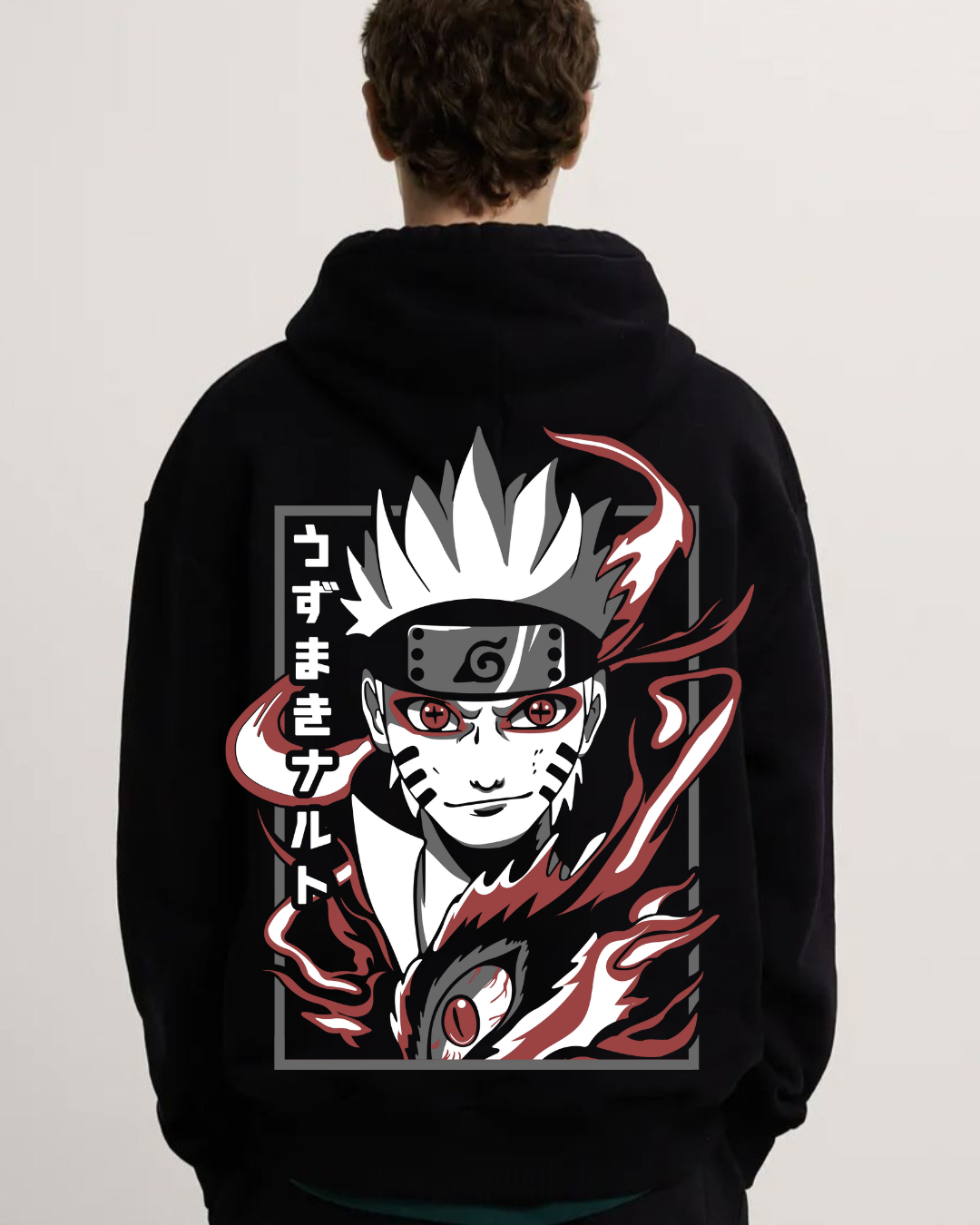 Naruto Anime Graphic -Oversized Hoodie