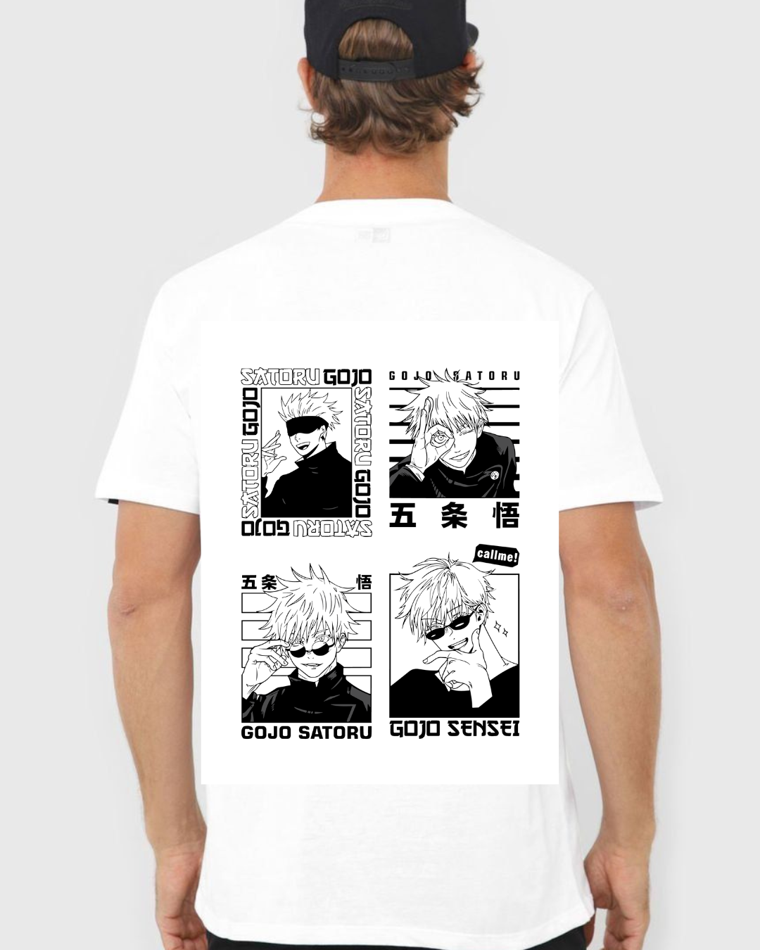 Gojo Satoru Anime Graphic T-Shirt