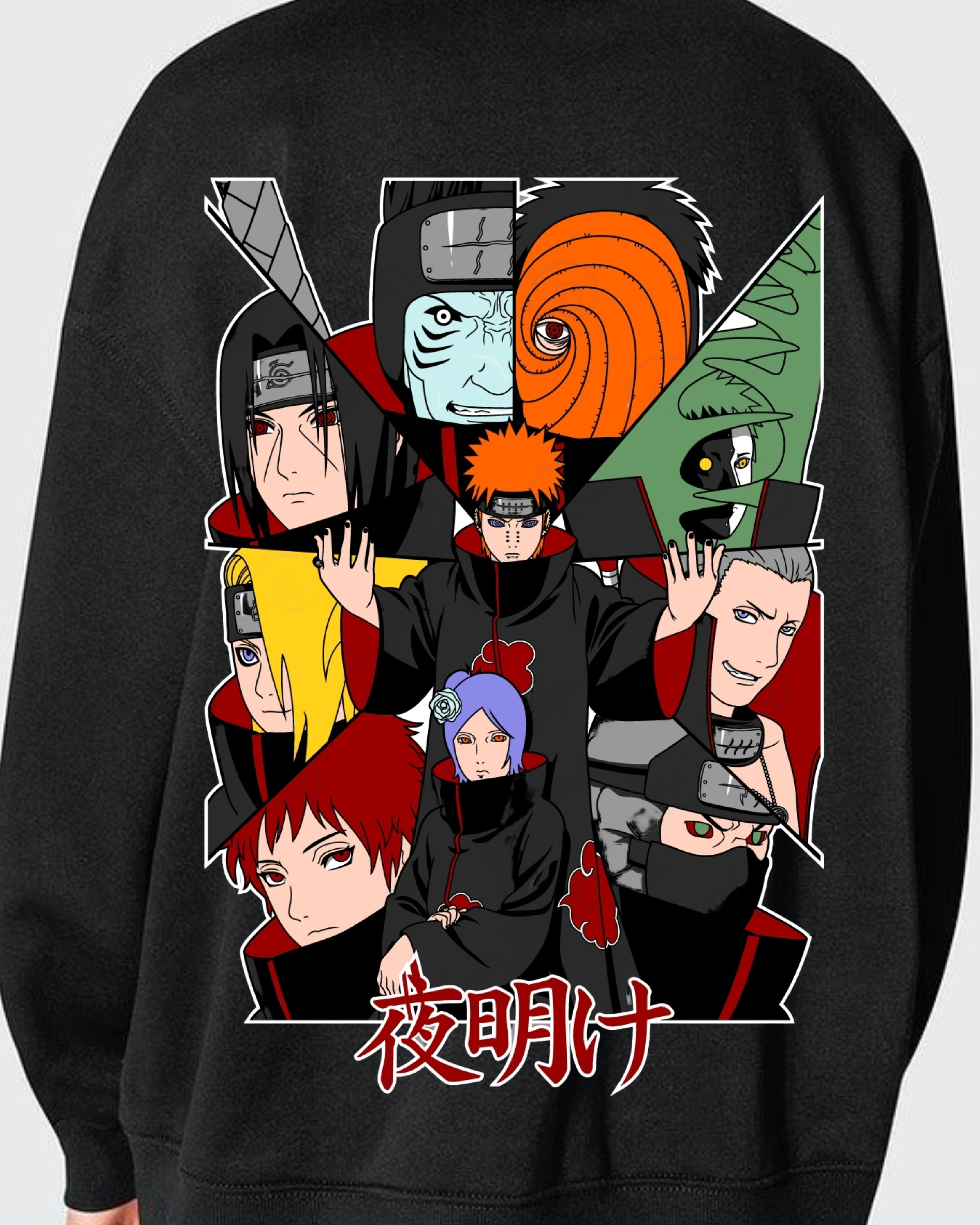 Akatsuki Anime - oversized Sweatshirt