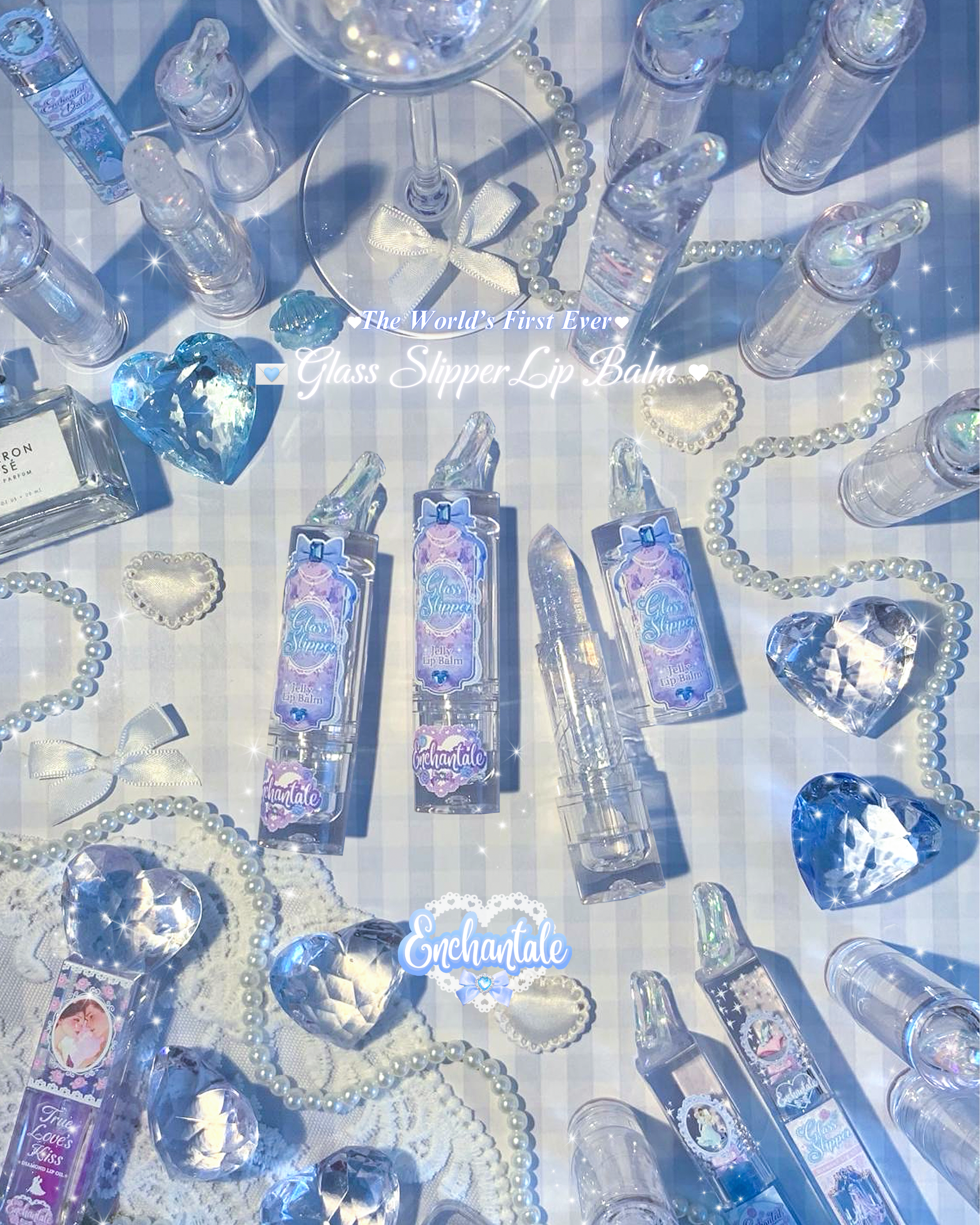 Glass Slipper Jelly Lip Balm 💎🍮✨