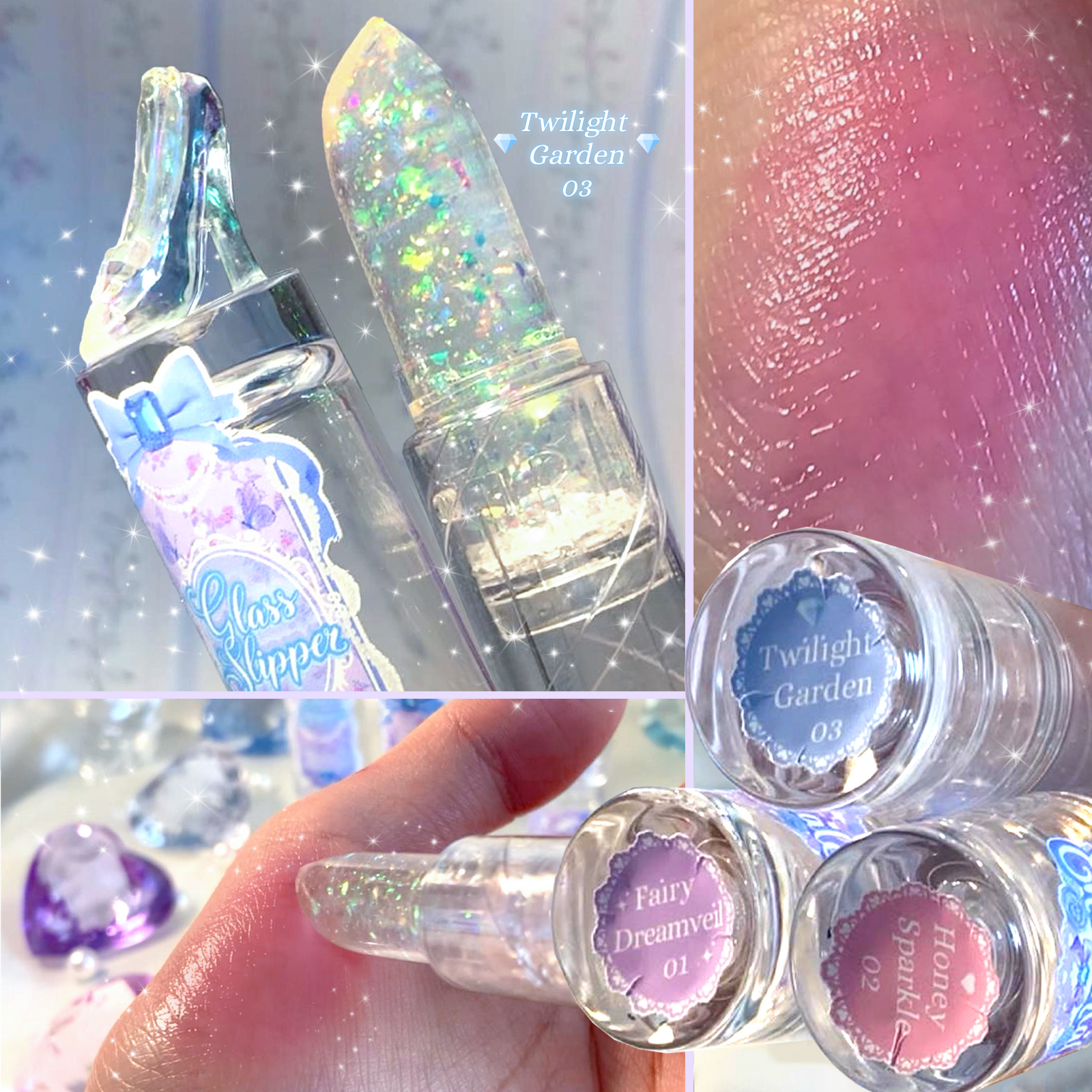 Glass Slipper Jelly Lip Balm 💎🍮✨