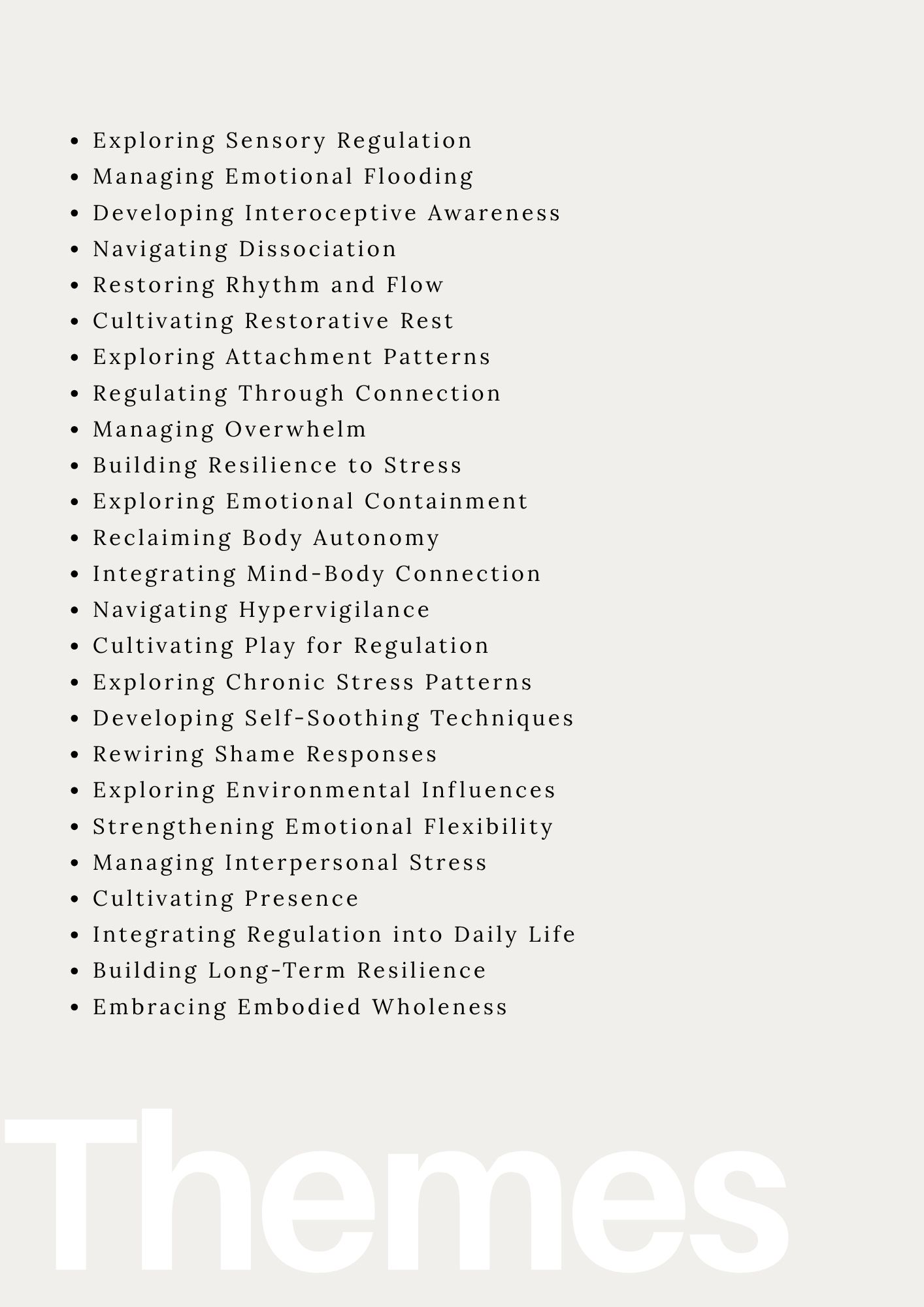 Nervous System Regulation:  Relational Prompts