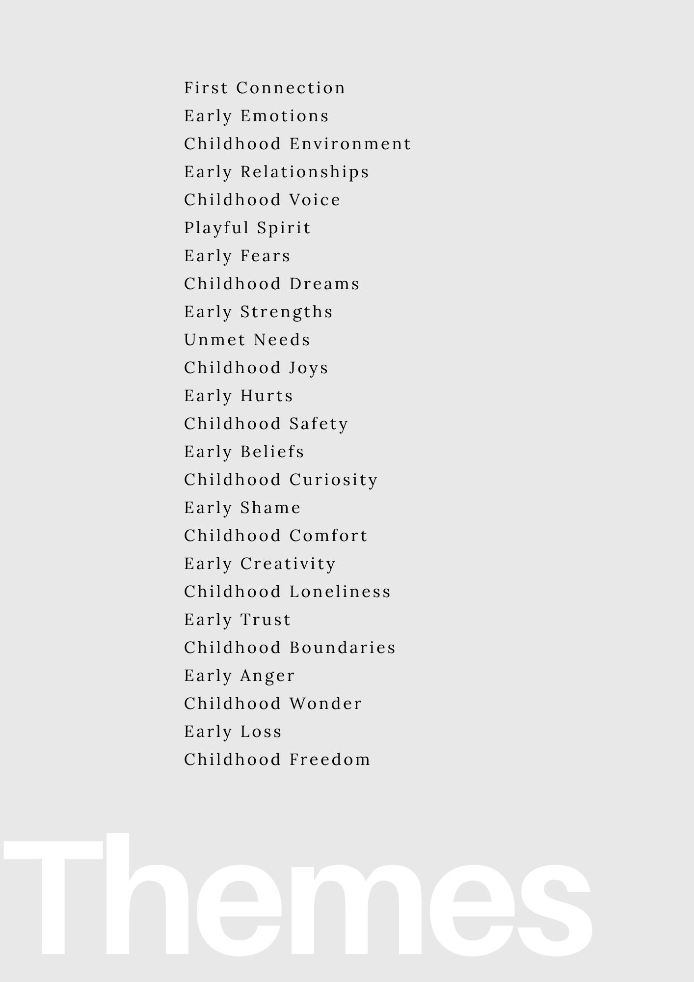 Inner Child Workbook