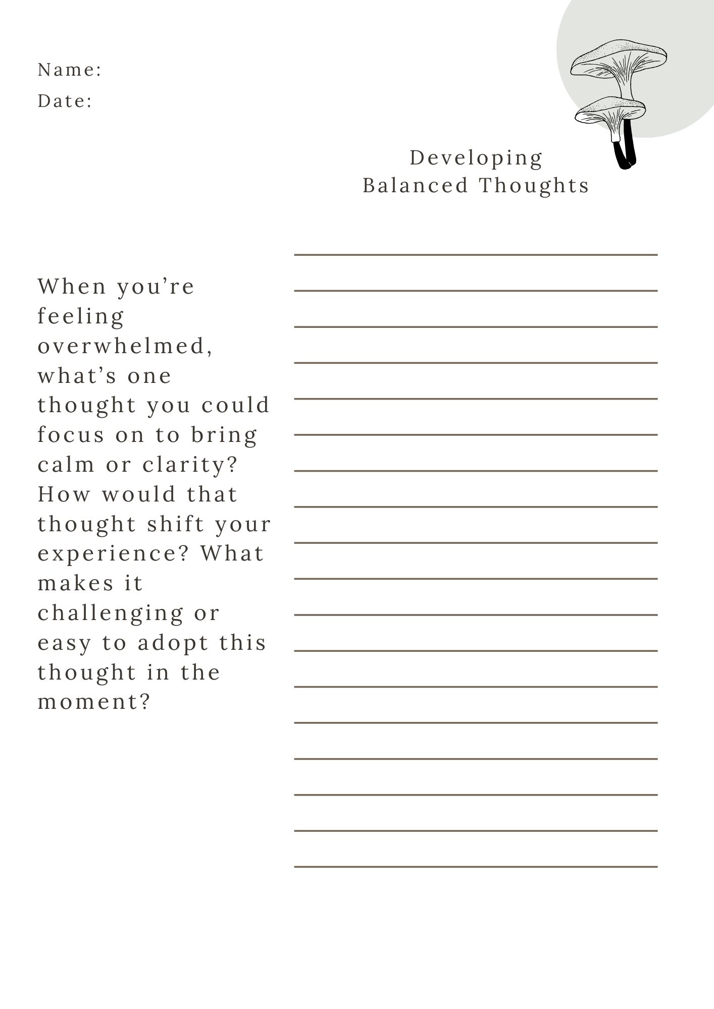 CBT Prompts: 50 Themes & 100 Prompts