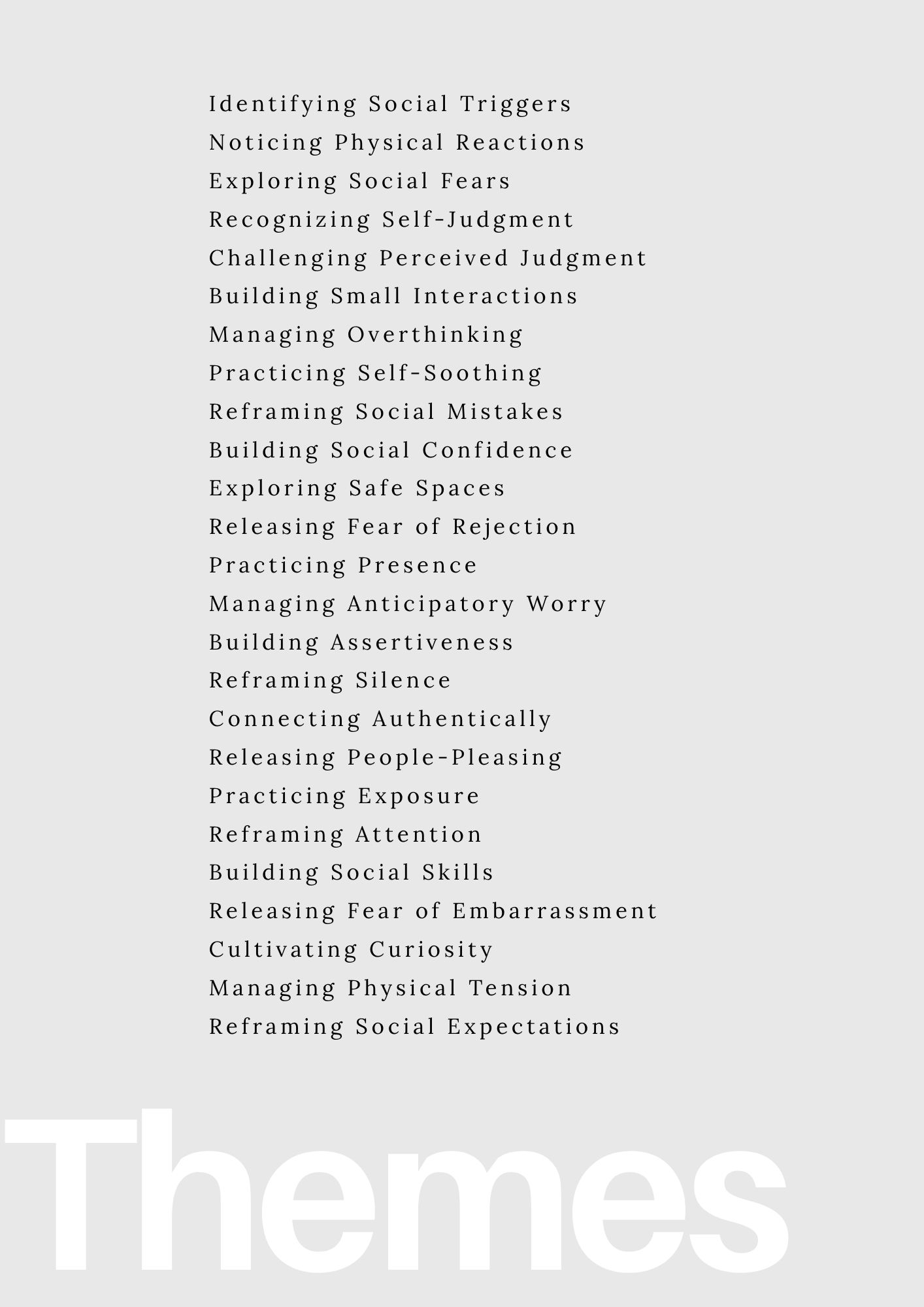 Social Anxiety Workbook