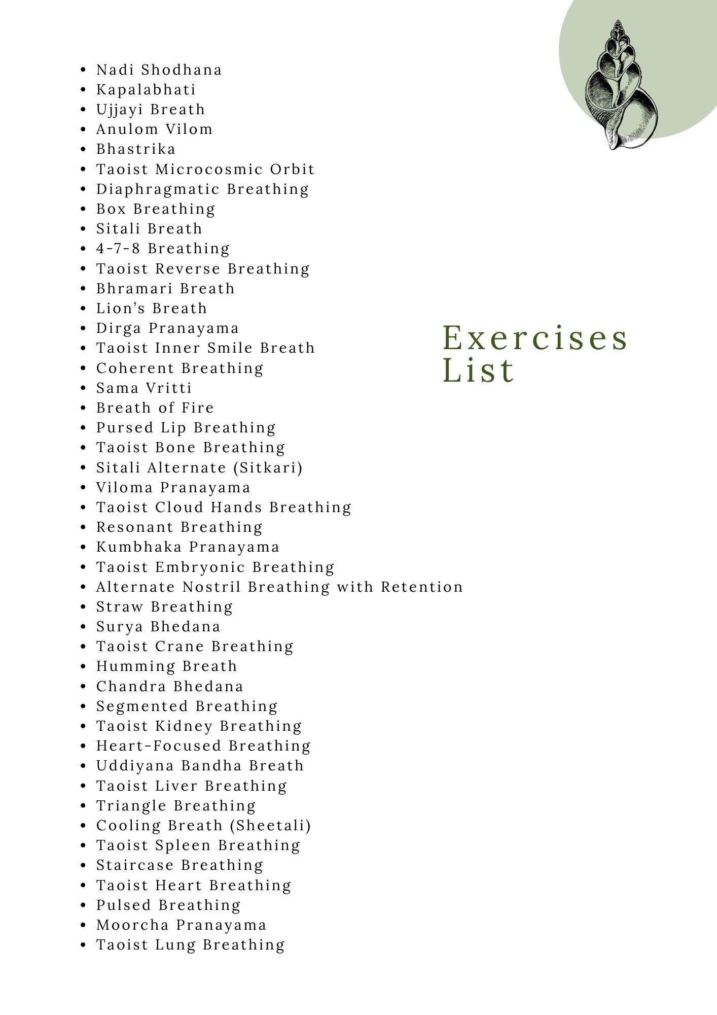 Breath Exercises: 45 Exercises Breathwork