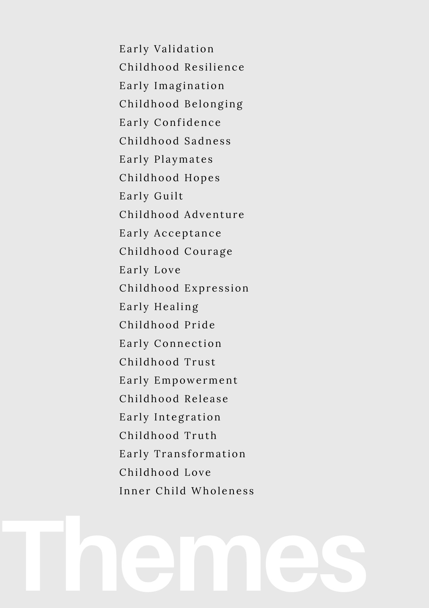 Inner Child Workbook