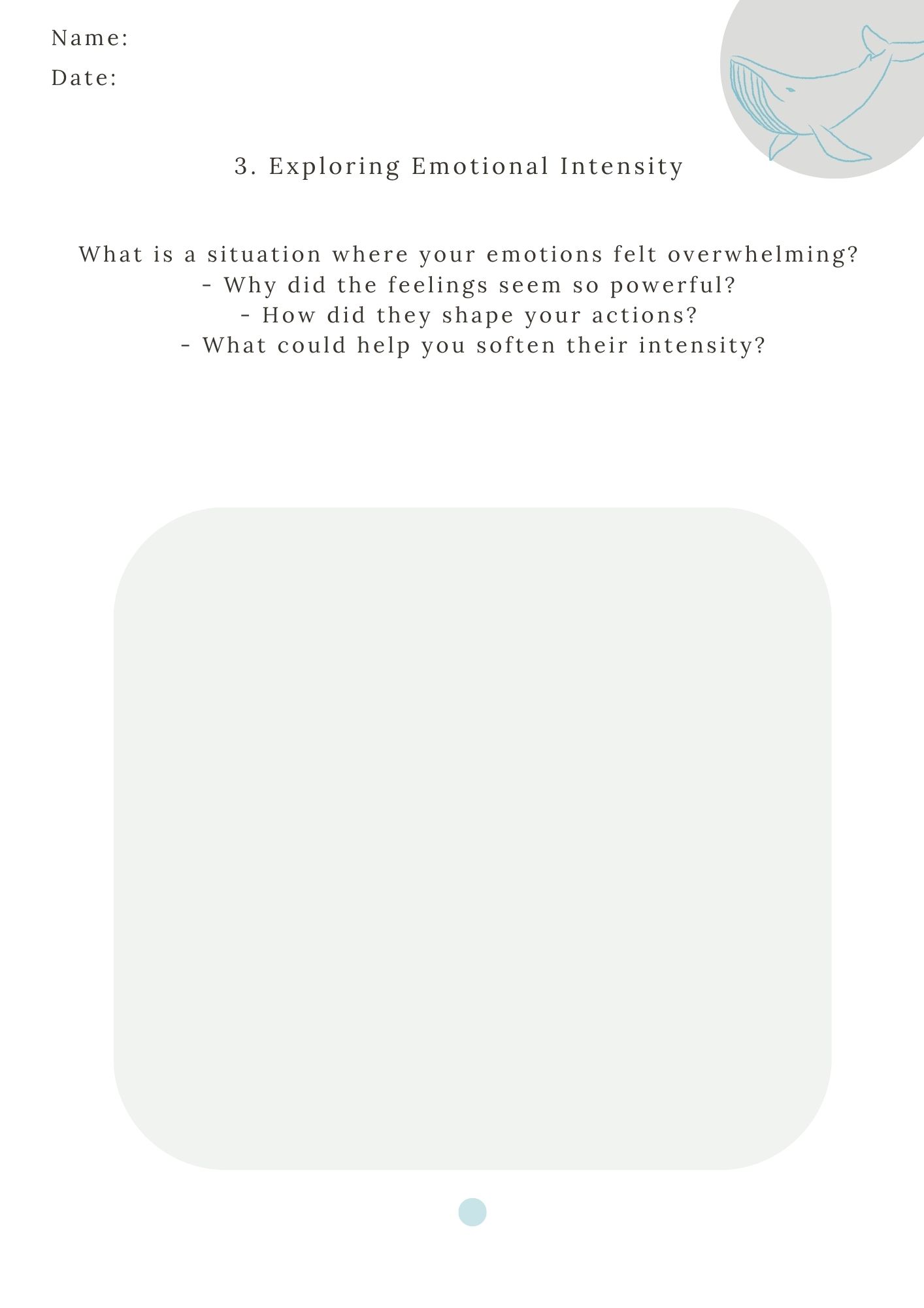 Emotional Regulation Workbook