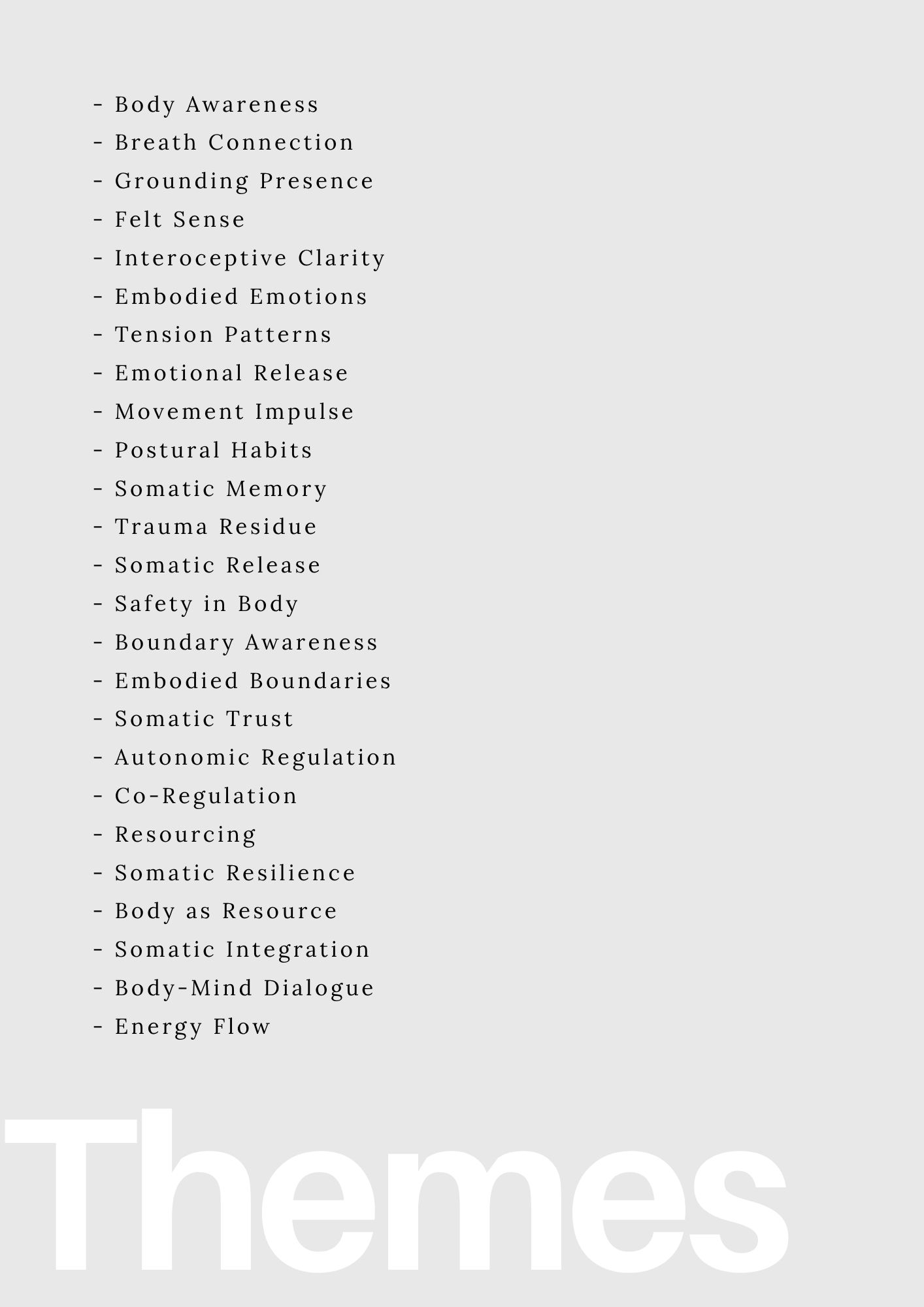 Mind Body Visualization