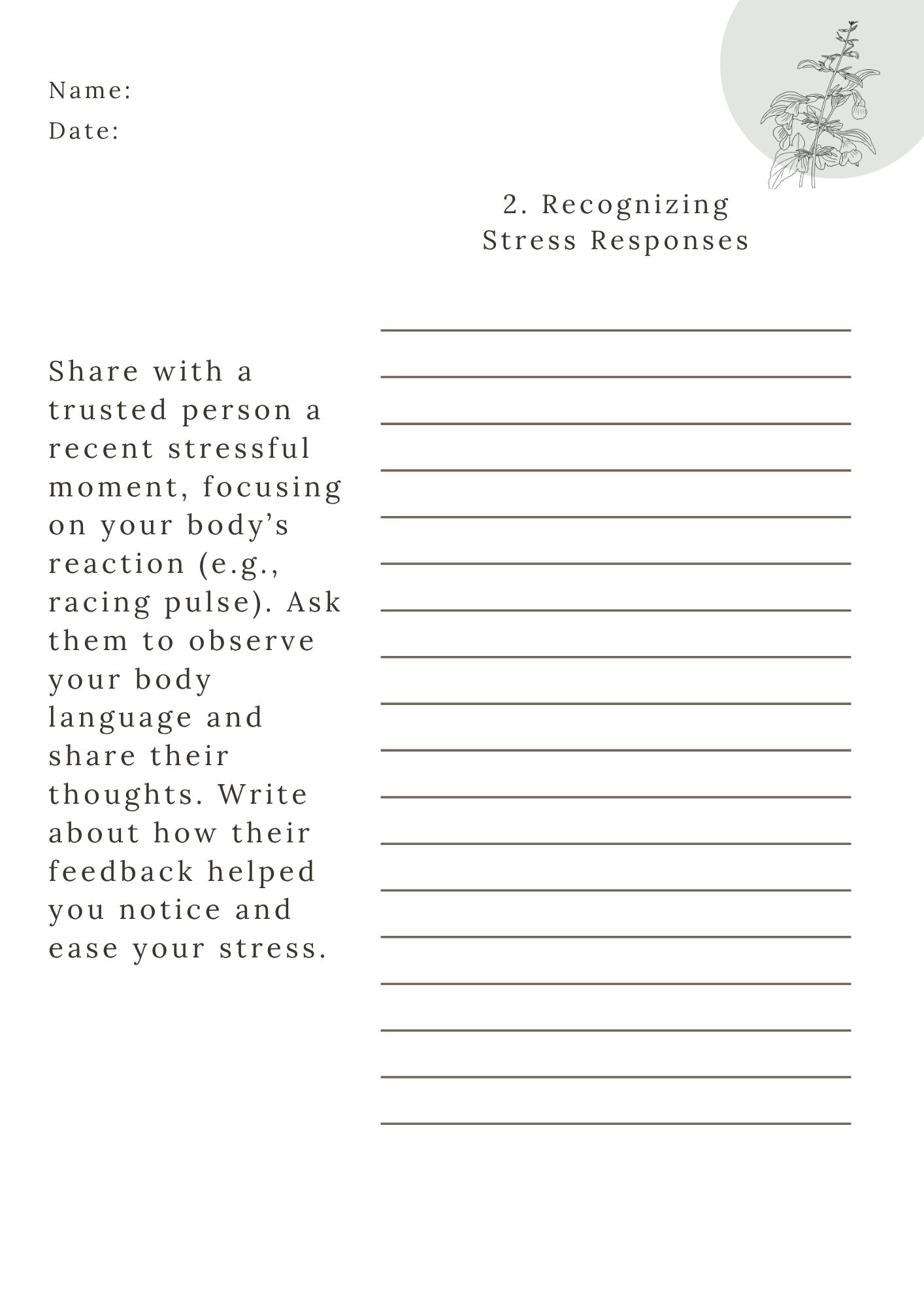 Nervous System Regulation:  Relational Prompts