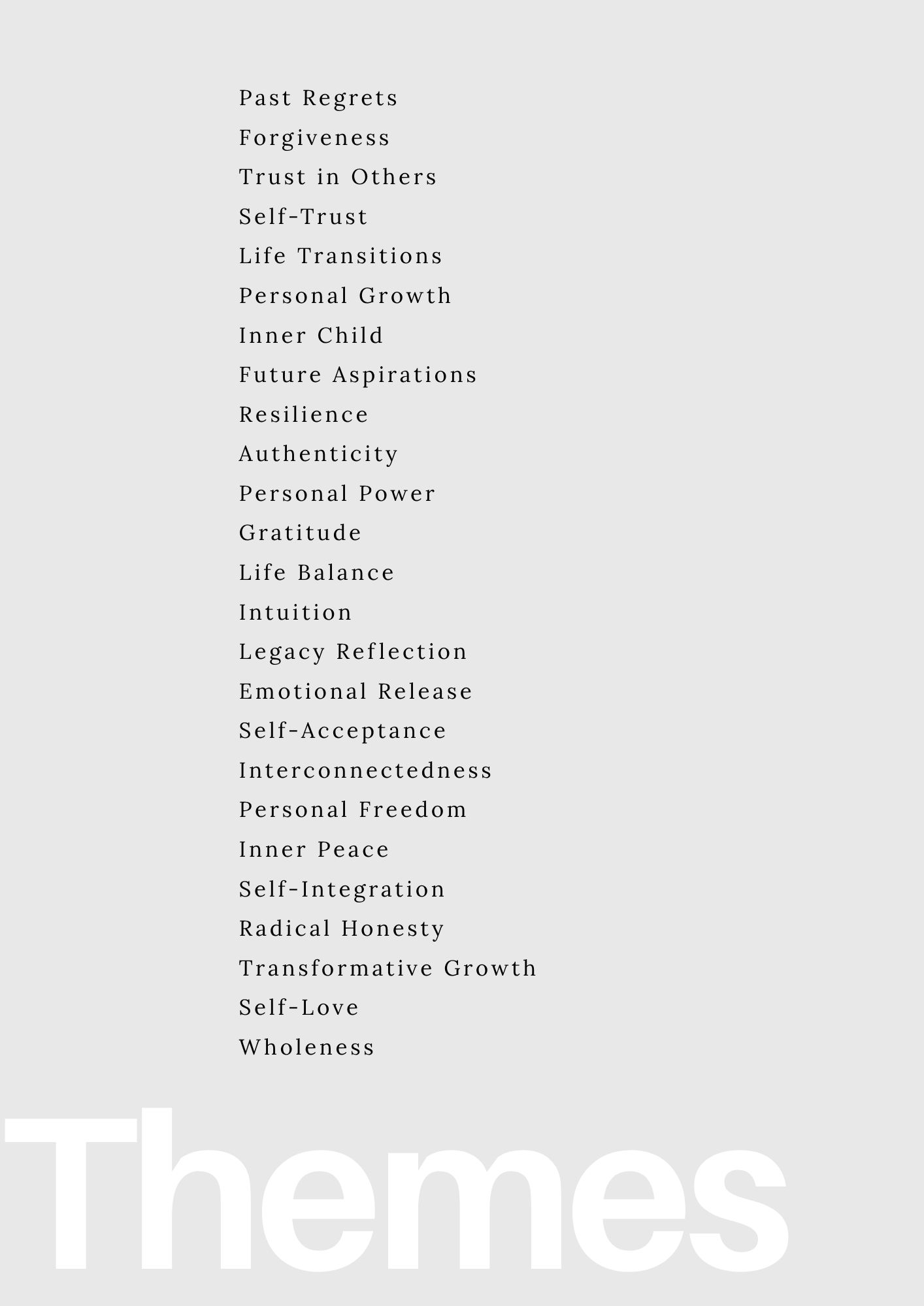 Self Discovery Workbook