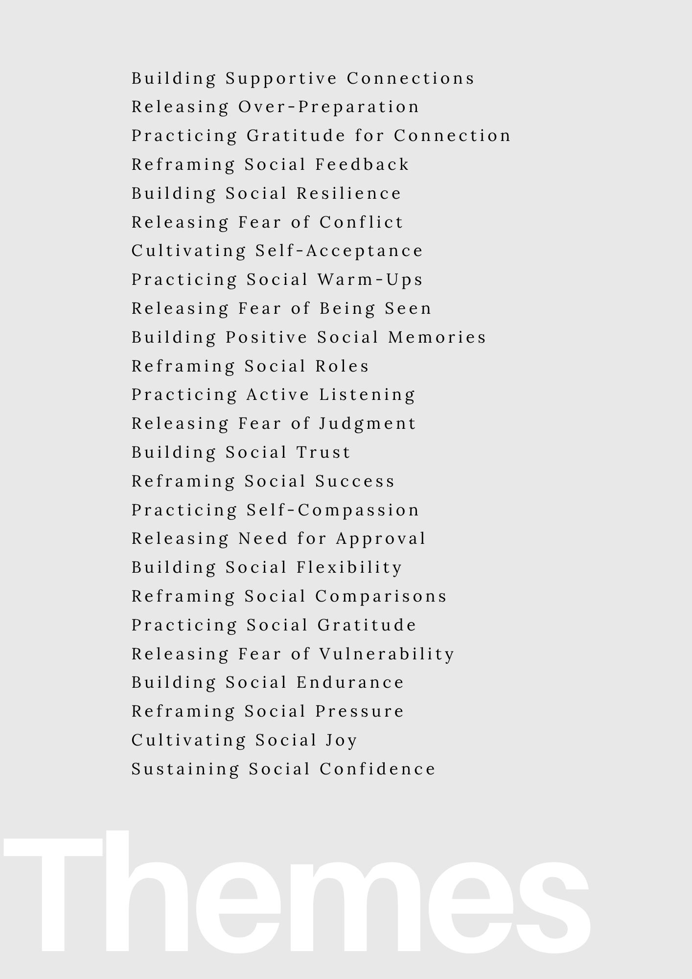 Social Anxiety Workbook